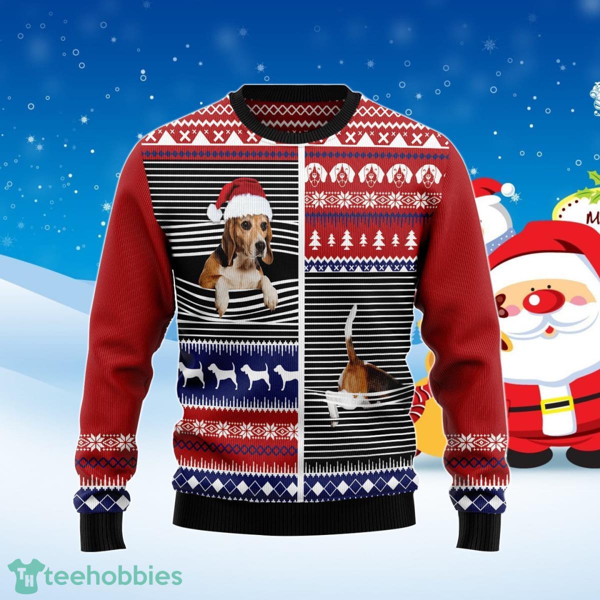 Lovely Beagle Ugly Christmas Sweater Best Gift For Men And Women Product Photo 1