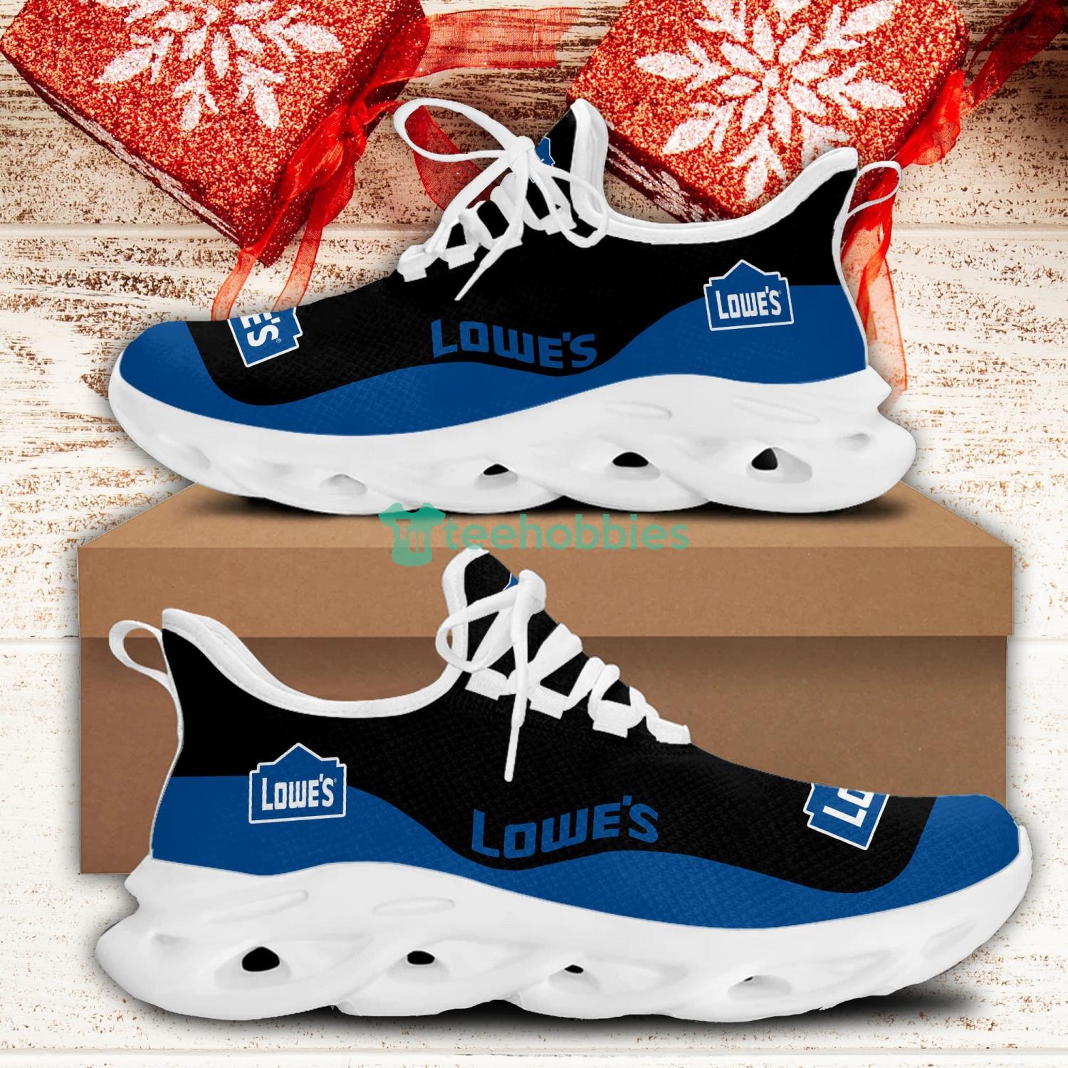 lowes Max Shoes Running Sneakers Black Blue Product Photo 2