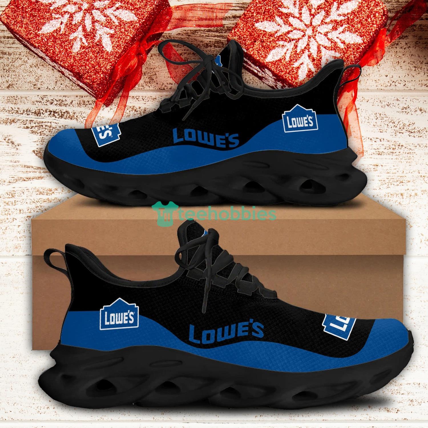 lowe's Max Shoes Running Sneakers Black Blue Product Photo 1