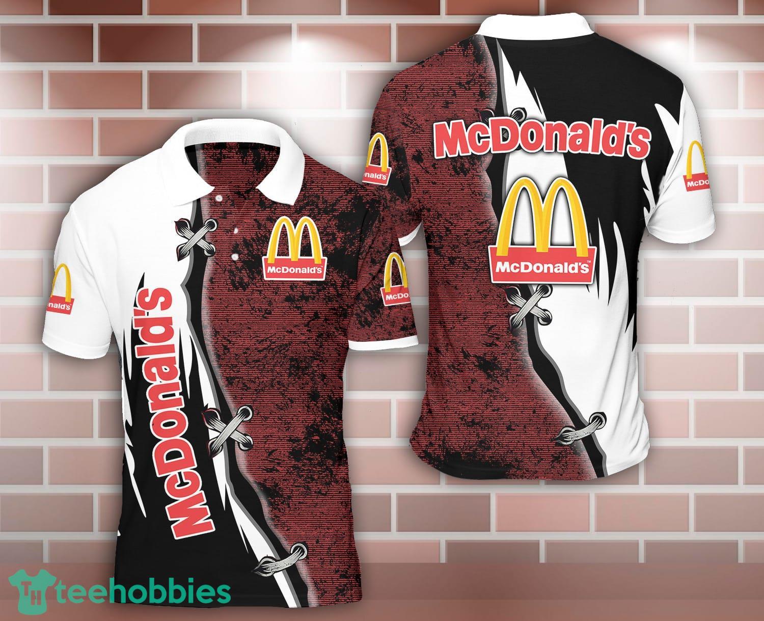 mcdonald's All Over Printed 3D Polo Shirt For Sport Lover Product Photo 1