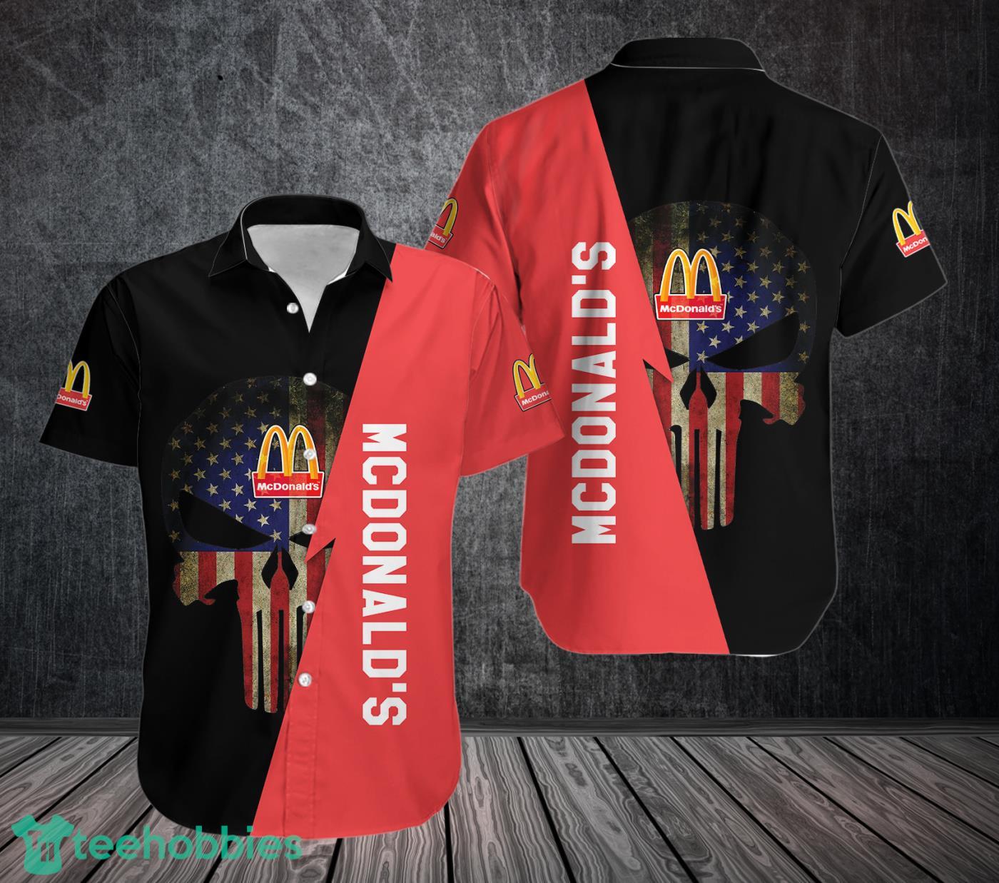 Mcdonald's Skull Flag Hawaiian 3D Shirt Product Photo 1