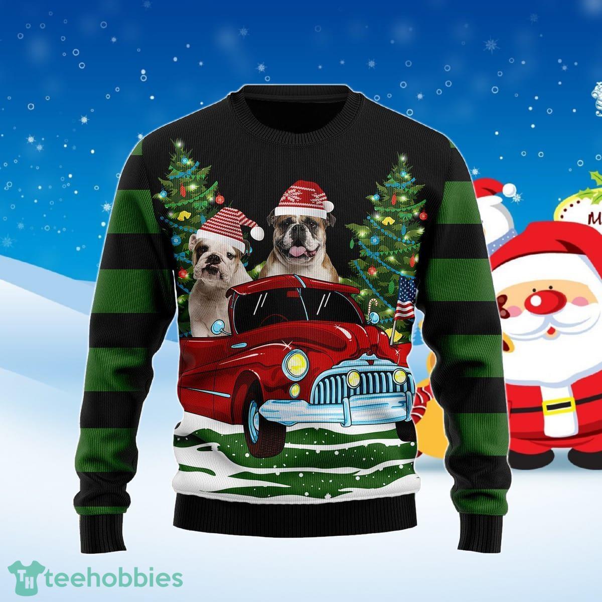 Merry Christmas Pug Dog Ugly Christmas Sweater Best Gift For Men And Women Product Photo 1
