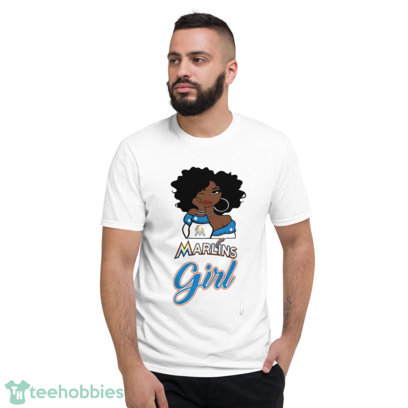 Miami Marlinss Girl MLB T Shirt - Short Sleeve T-Shirt