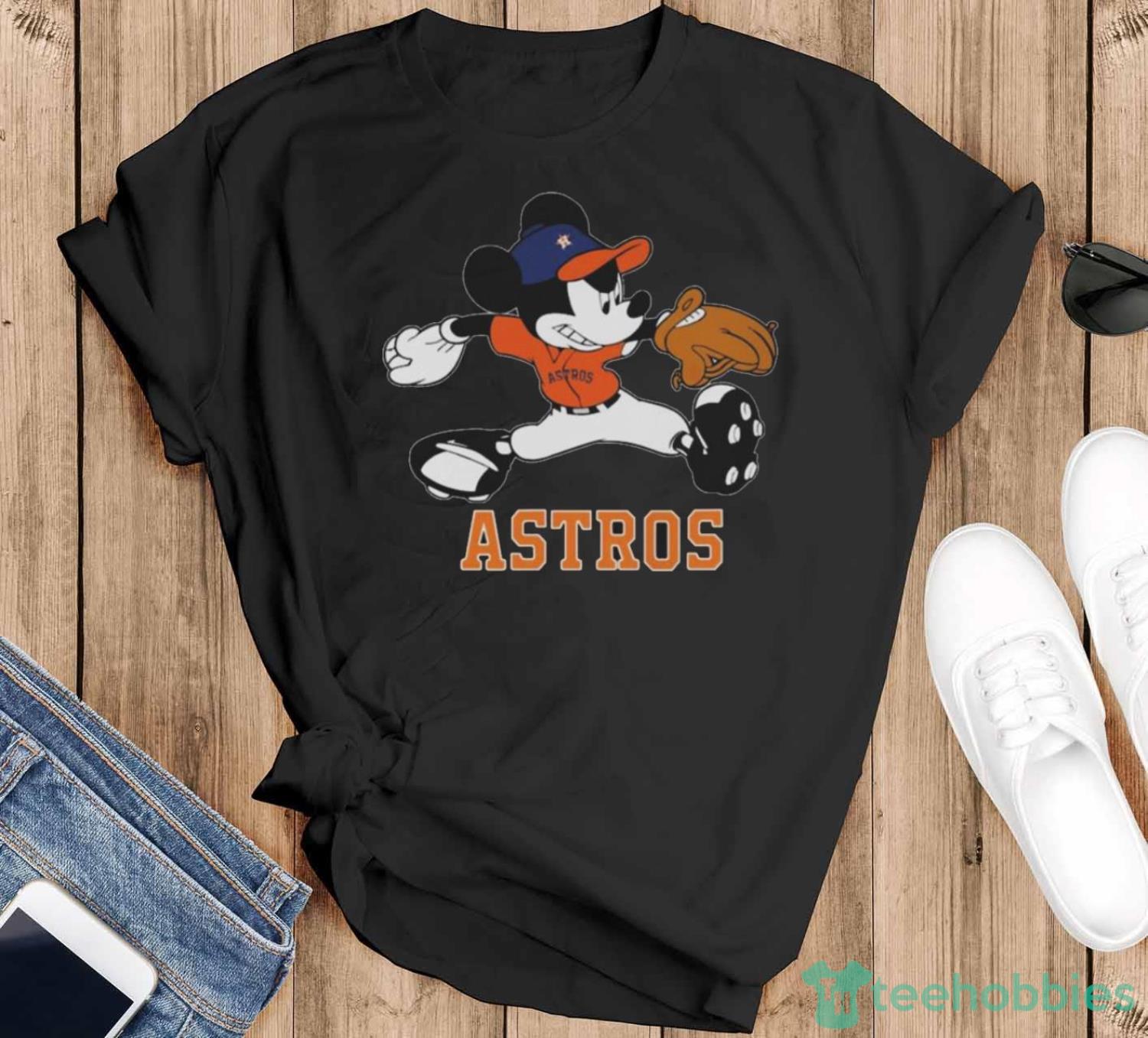 Mickey Mouse Houston Astros World Series Champions t-shirt - Black T-Shirt