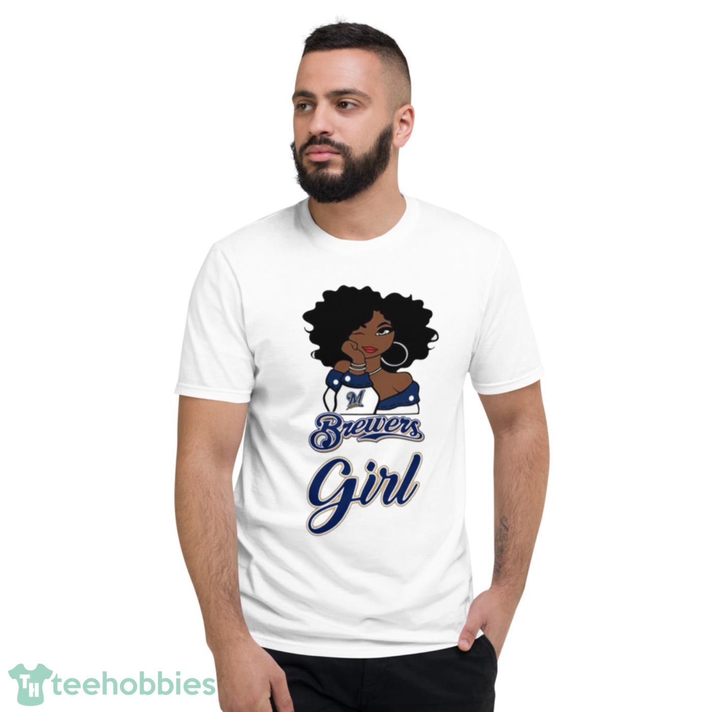 Milwaukee Brewerss Girl MLB T Shirt - Short Sleeve T-Shirt