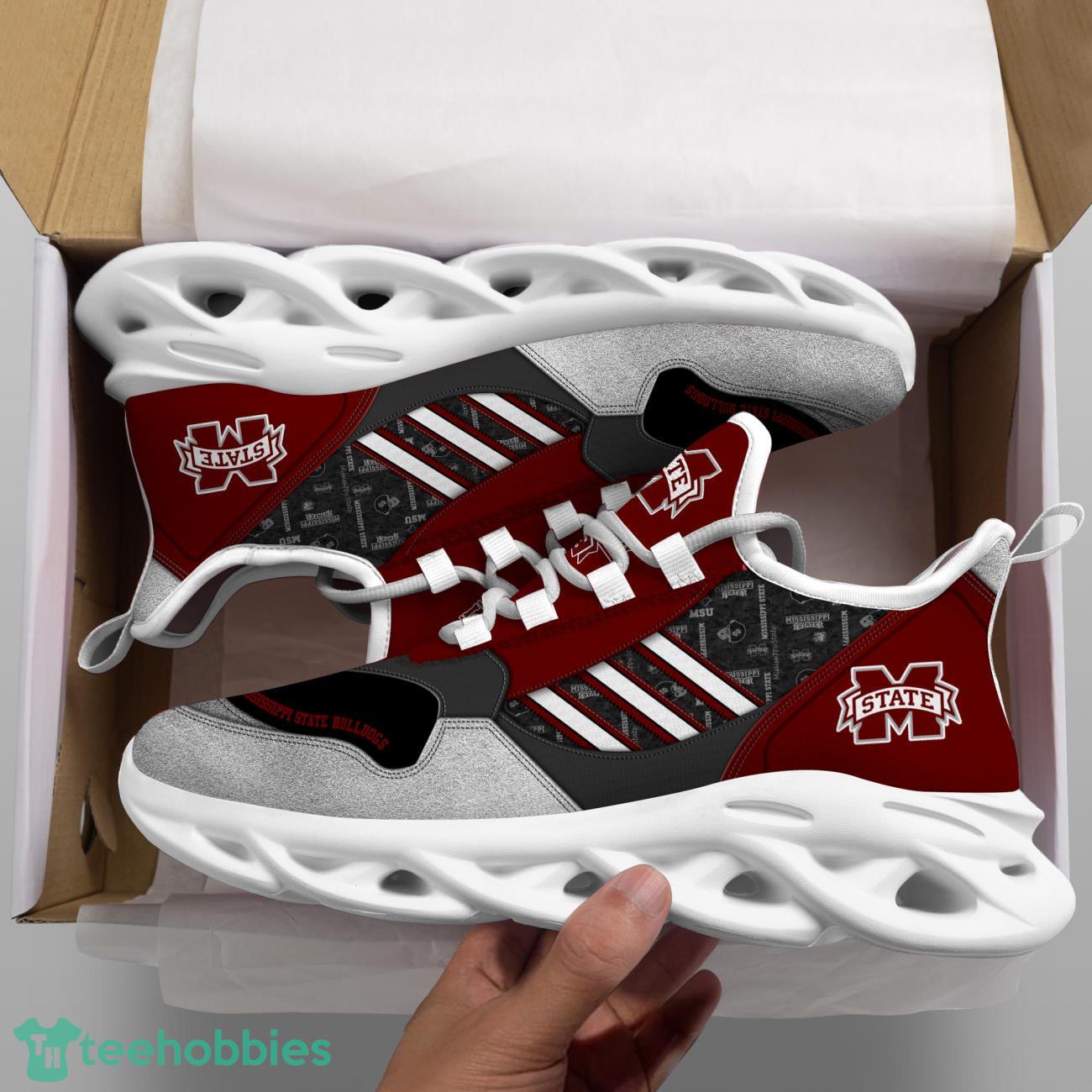 Mississippi State Bulldogs NCAA1 Logo Sport Team Max Soul Shoes Clunky Running Sneakers Product Photo 2