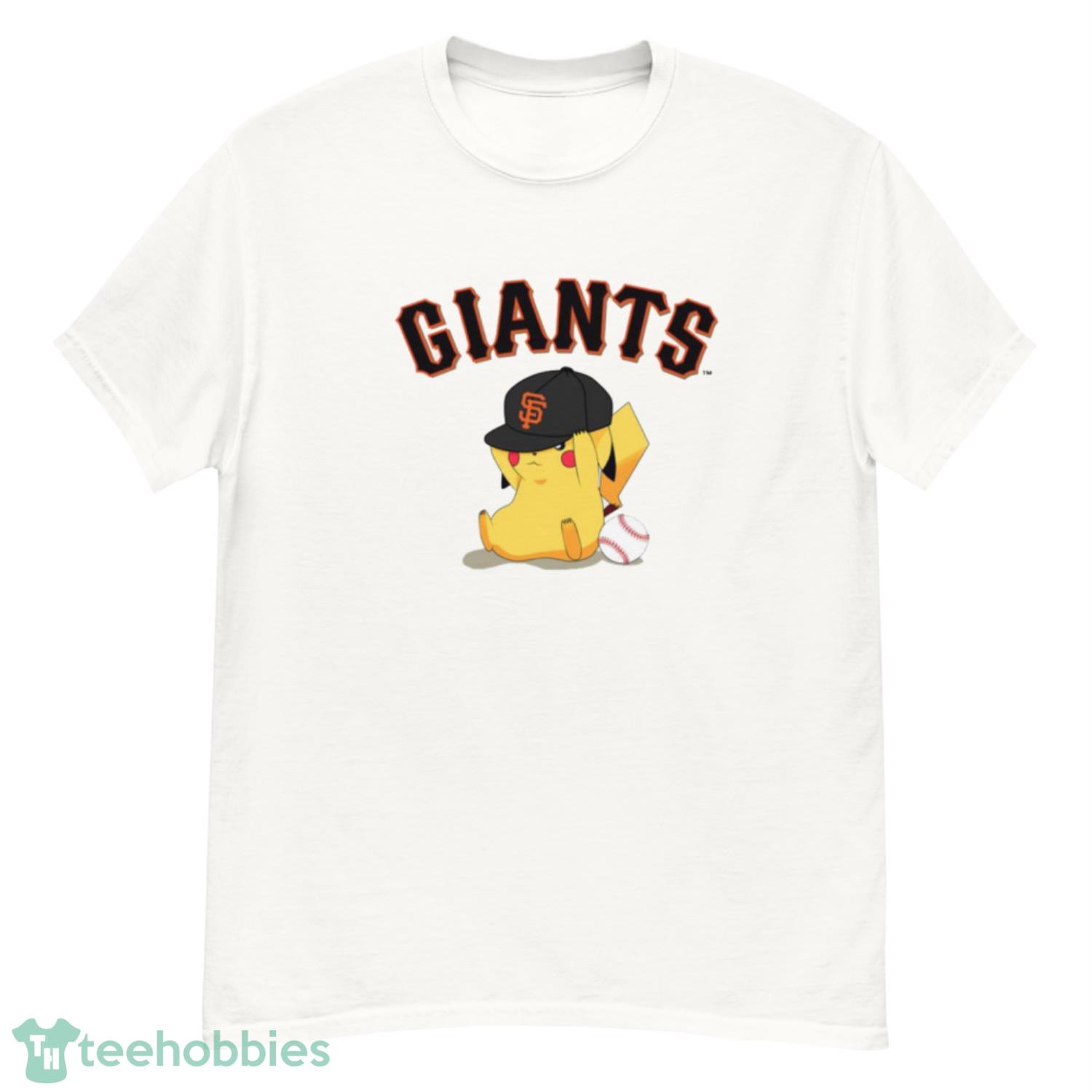 MLB Pikachu Baseball Sports San Francisco Giants T Shirt Product Photo 1