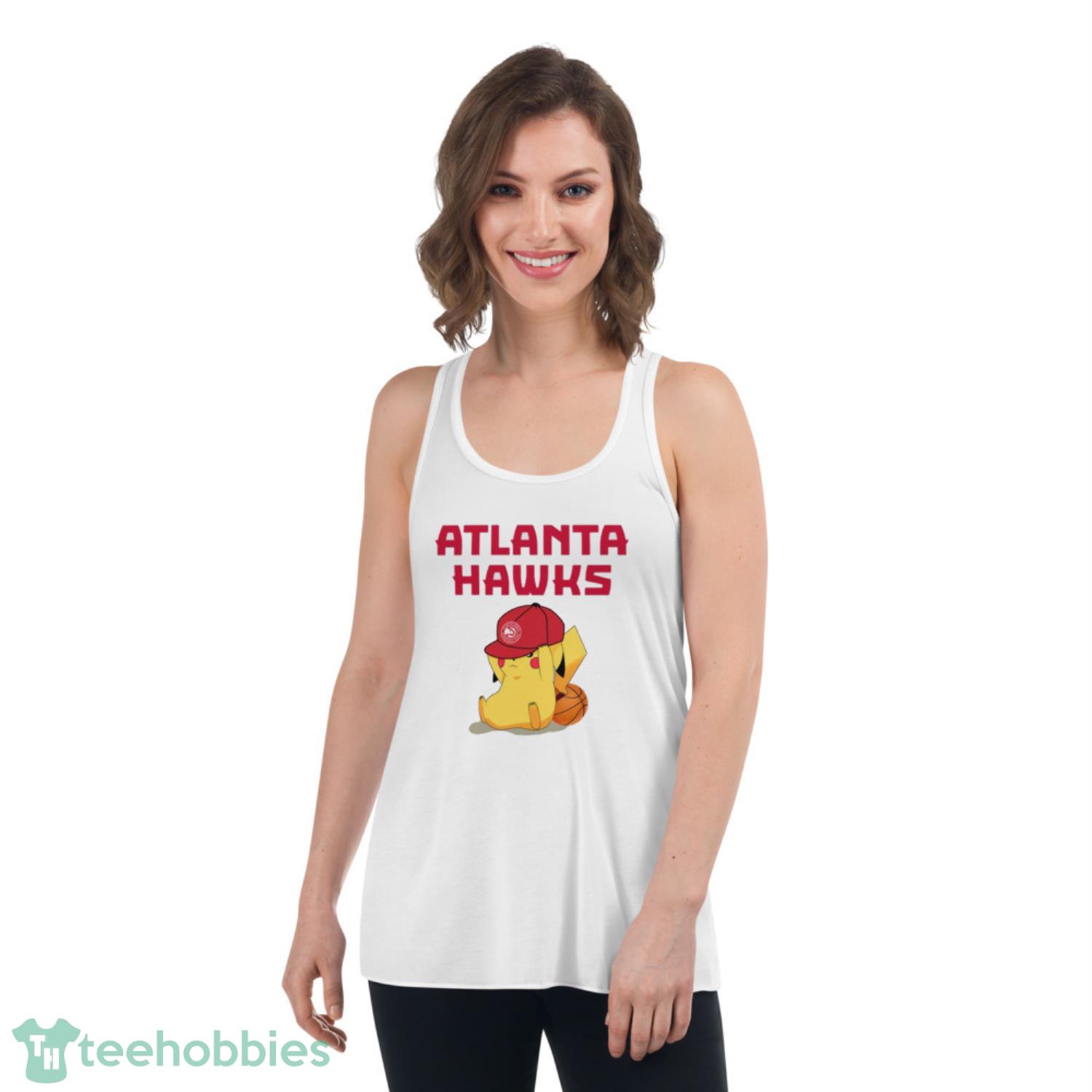 NBA Pikachu Basketball Sports Atlanta Hawks T Shirt Product Photo 4