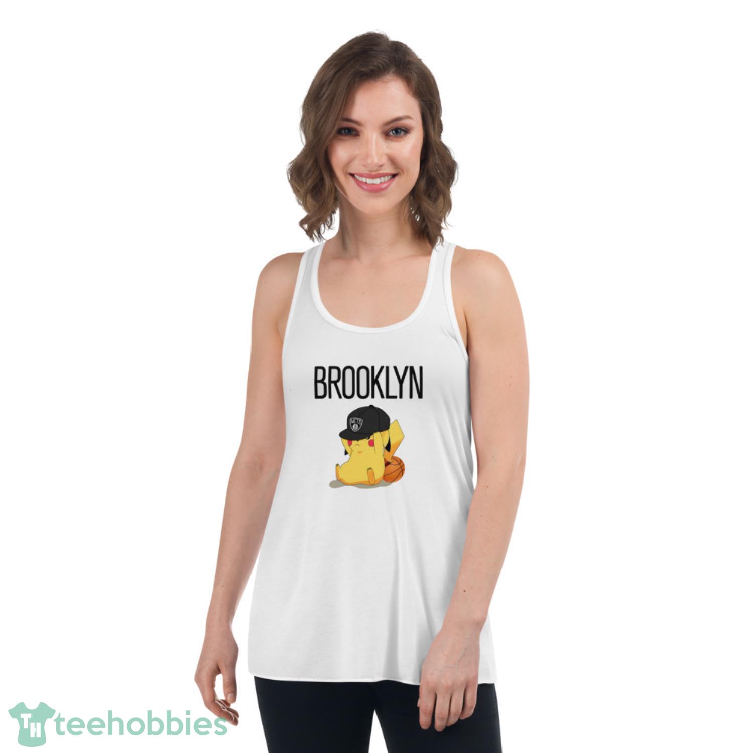 NBA Pikachu Basketball Sports Brooklyn Nets T Shirt Product Photo 4