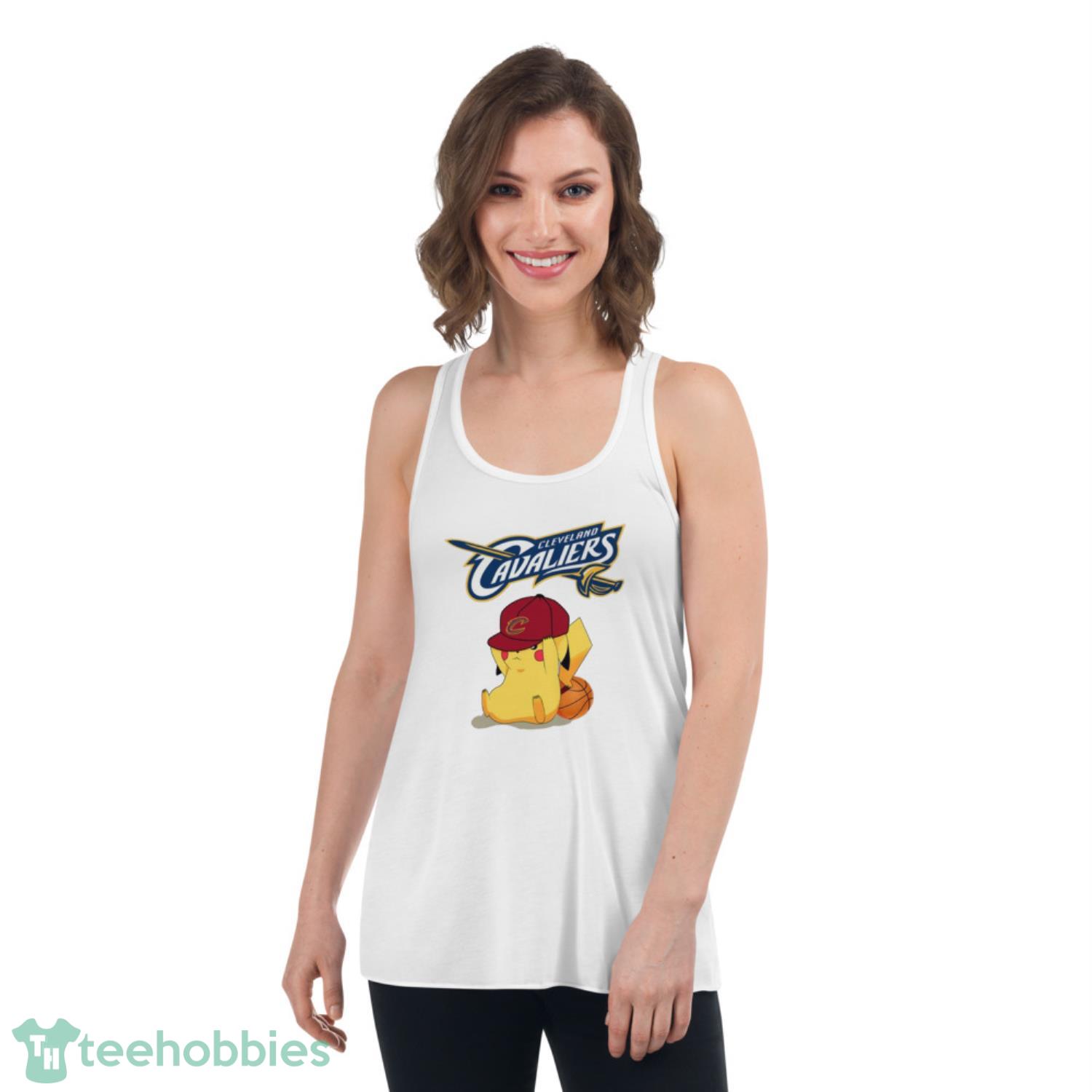 NBA Pikachu Basketball Sports Cleveland Cavaliers T Shirt Product Photo 4