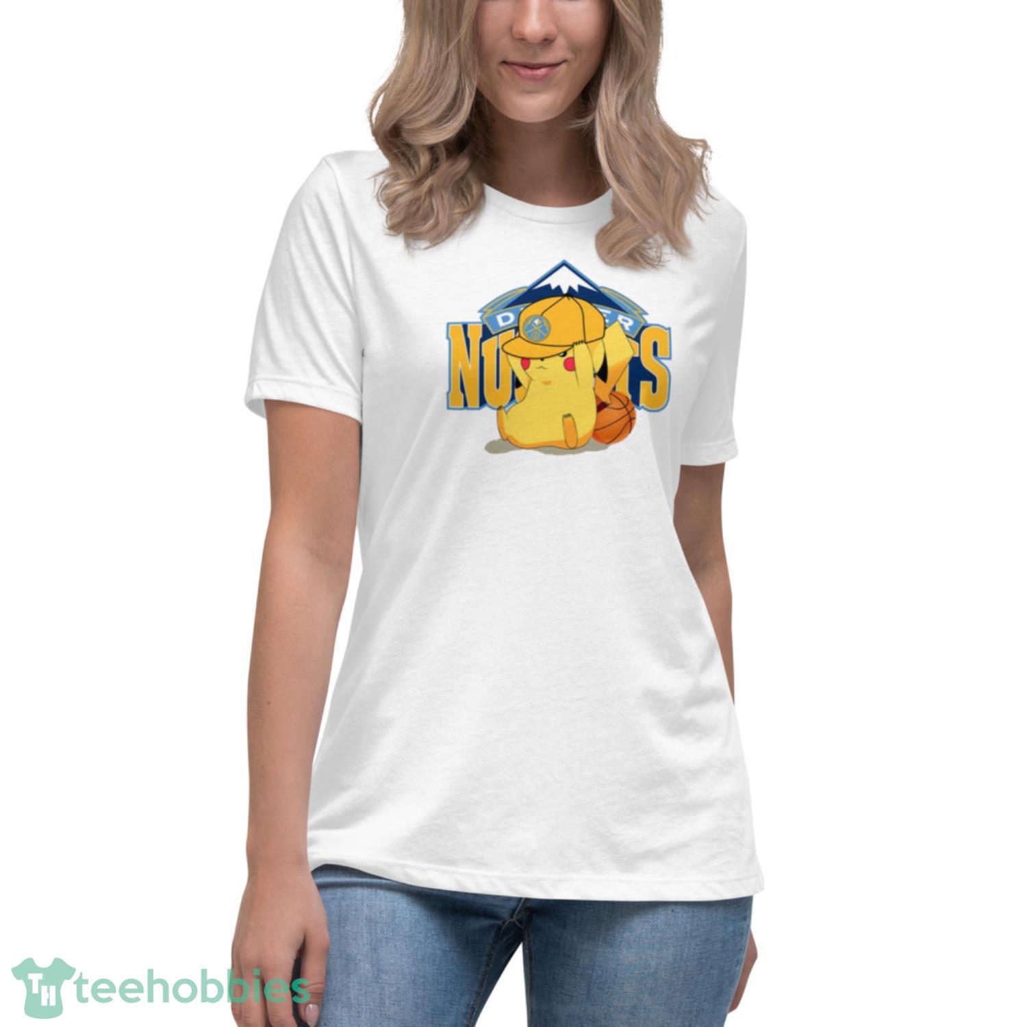 NBA Pikachu Basketball Sports Denver Nuggets T Shirt Product Photo 5