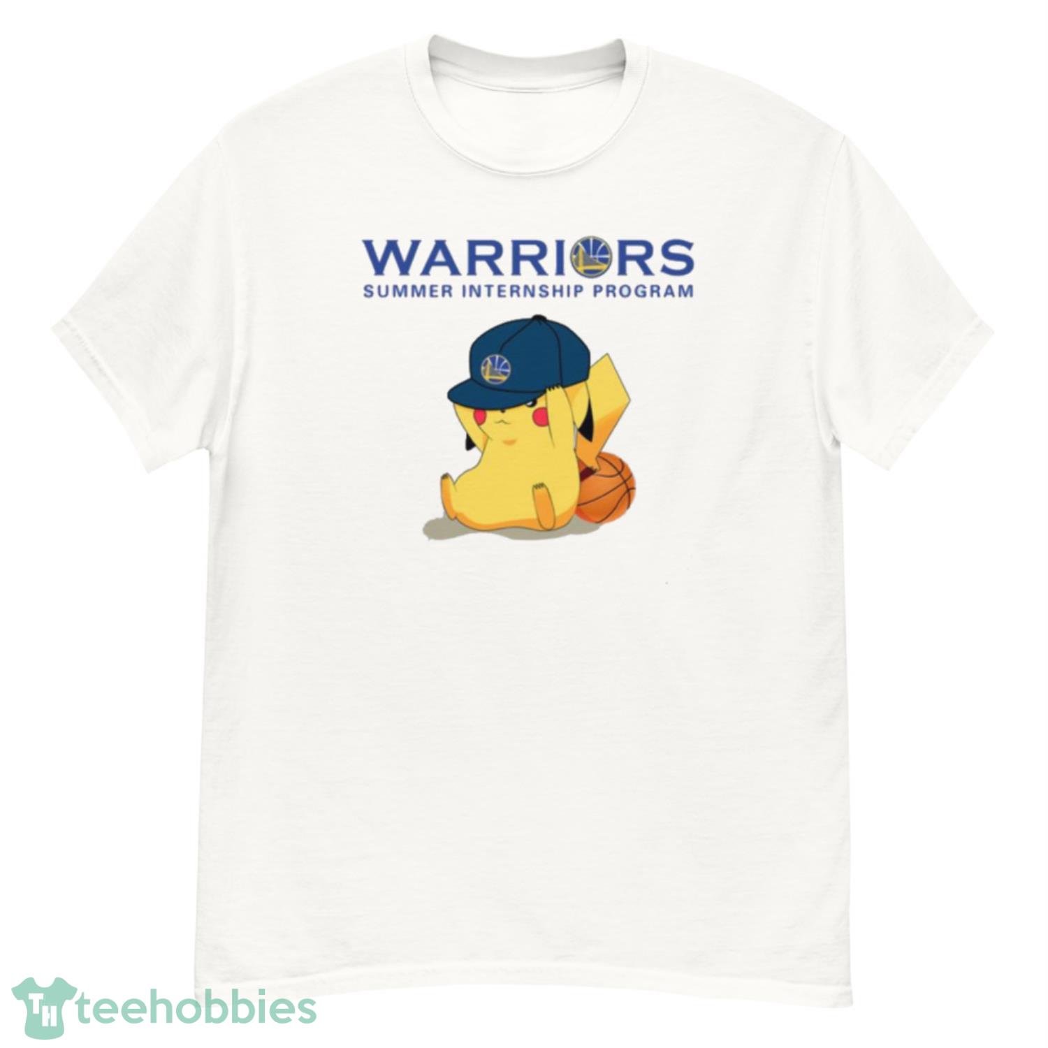NBA Pikachu Basketball Sports Golden State Warriors T Shirt Product Photo 1