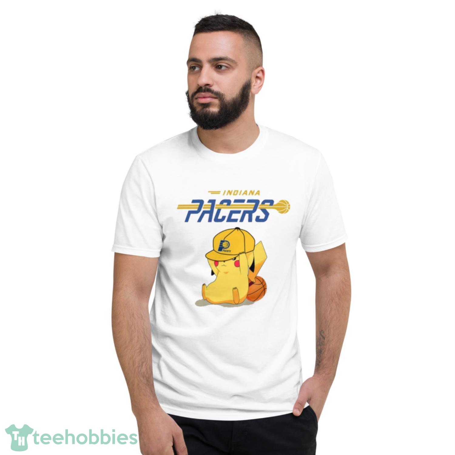 NBA Pikachu Basketball Sports Indiana Pacers T Shirt Product Photo 2