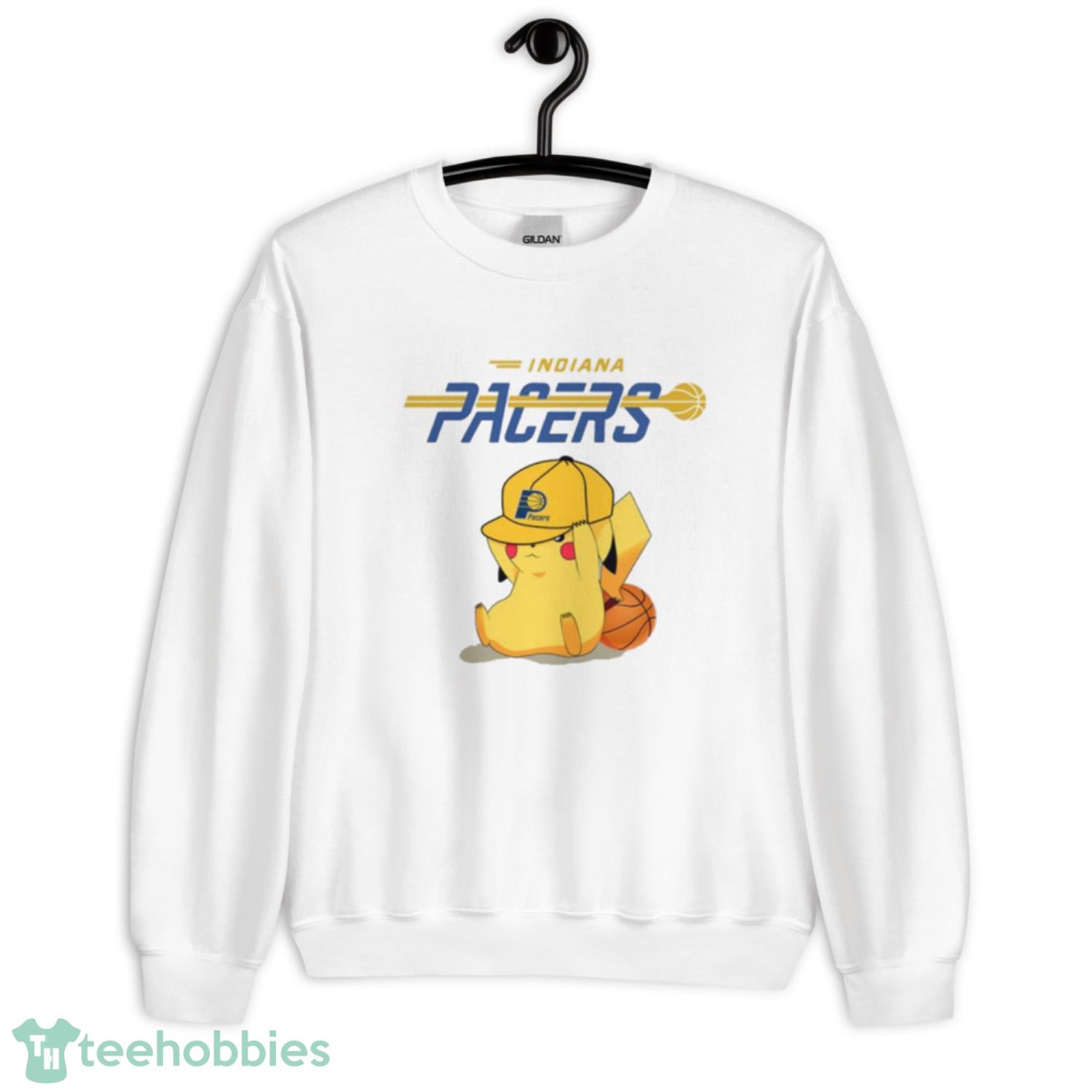 NBA Pikachu Basketball Sports Indiana Pacers T Shirt Product Photo 3
