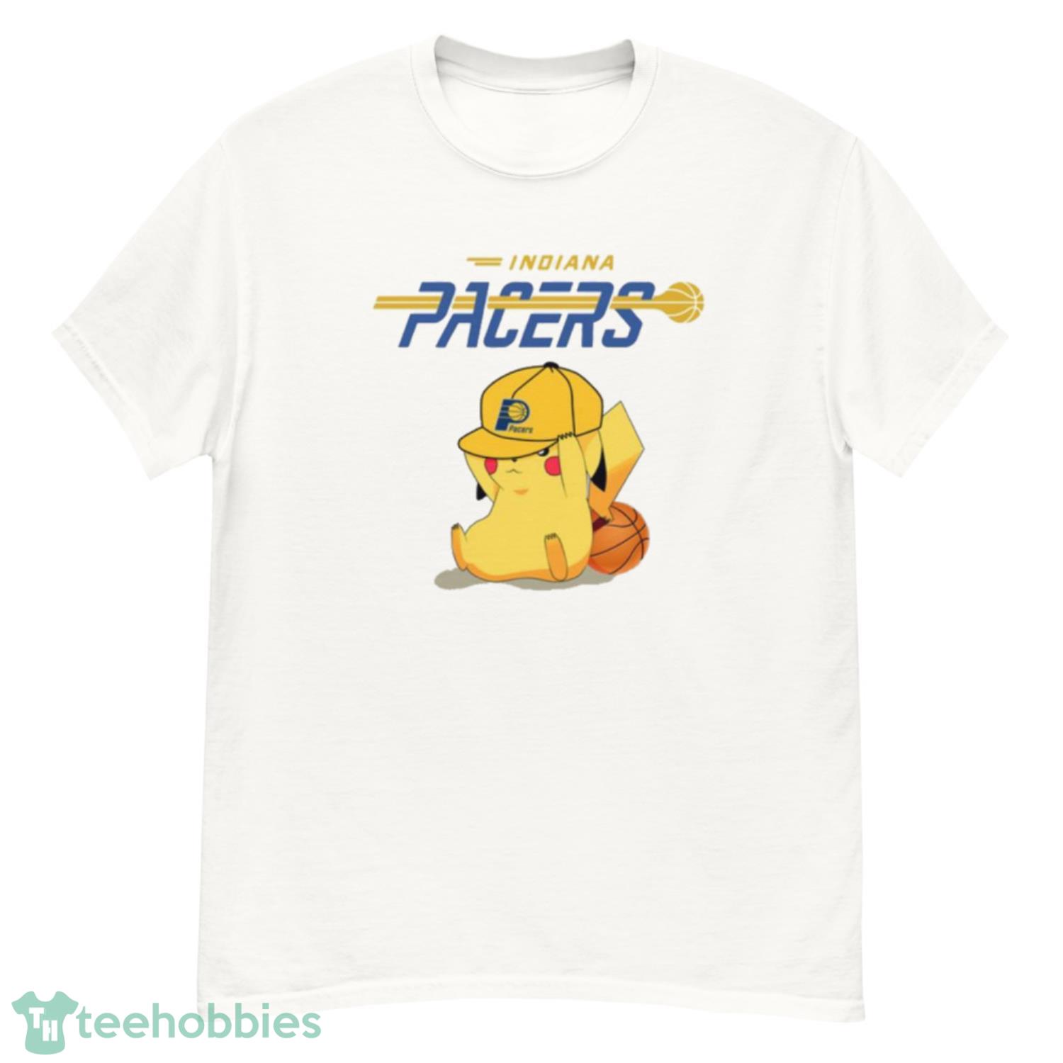NBA Pikachu Basketball Sports Indiana Pacers T Shirt Product Photo 1