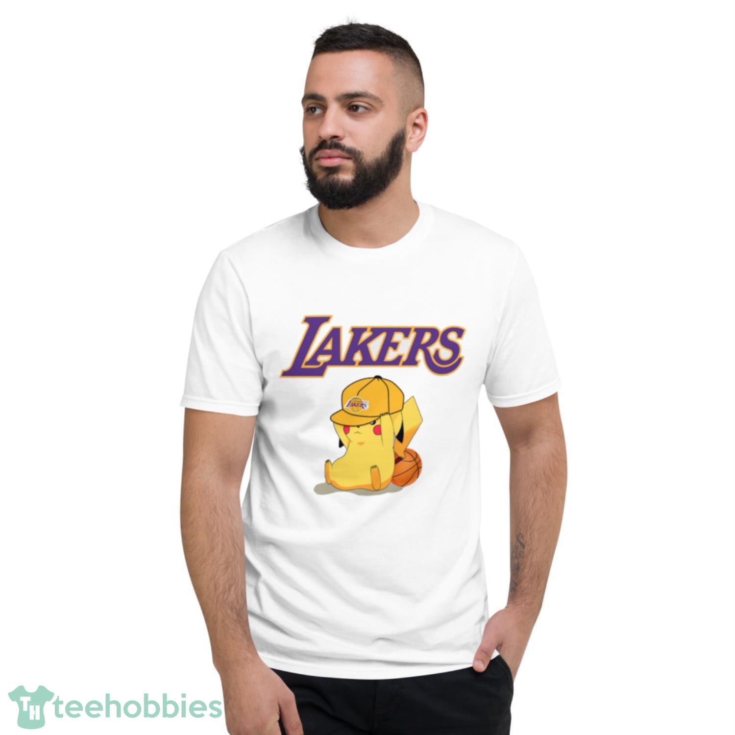 NBA Pikachu Basketball Sports Los Angeles Lakers T Shirt