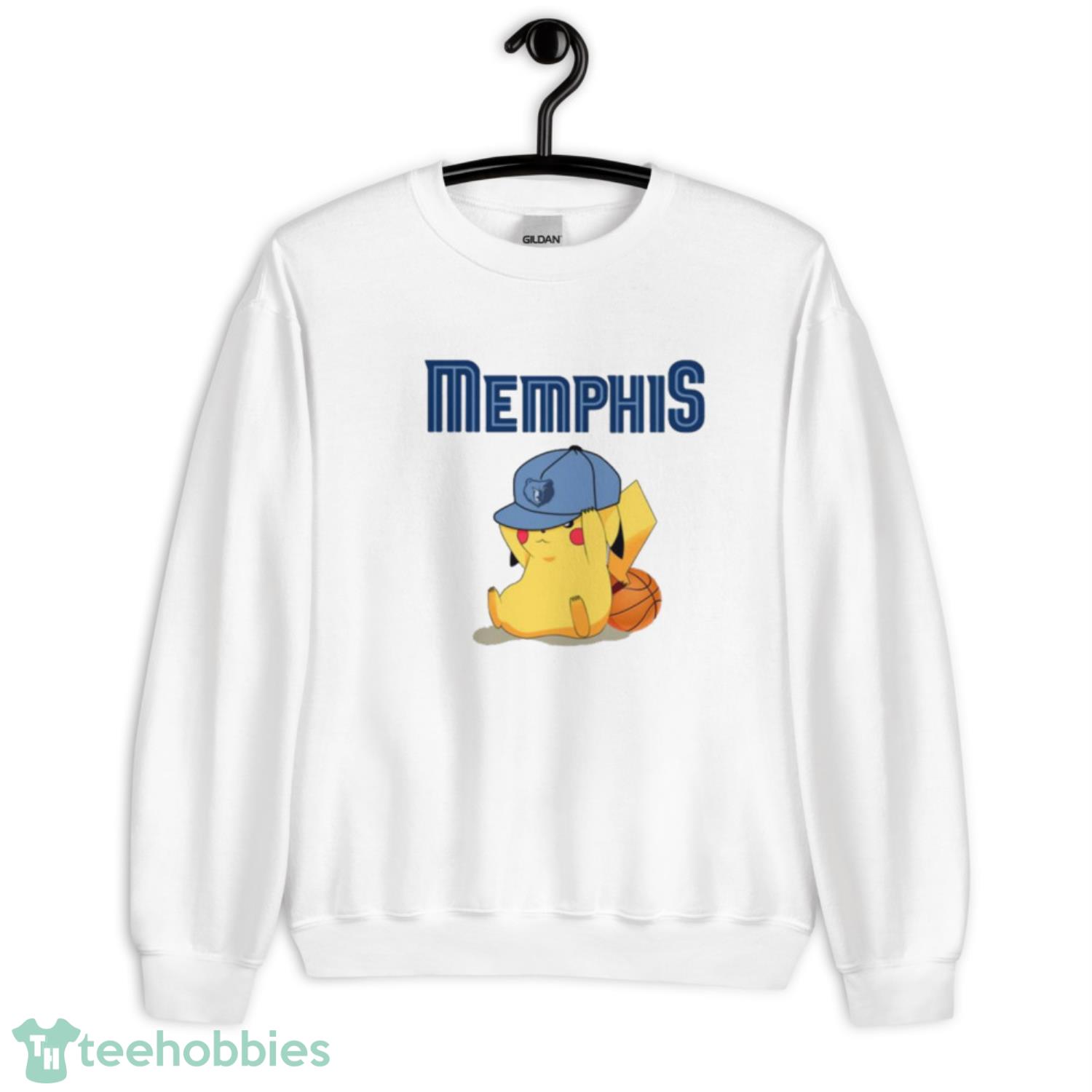 NBA Pikachu Basketball Sports Memphis Grizzlies T Shirt Product Photo 3