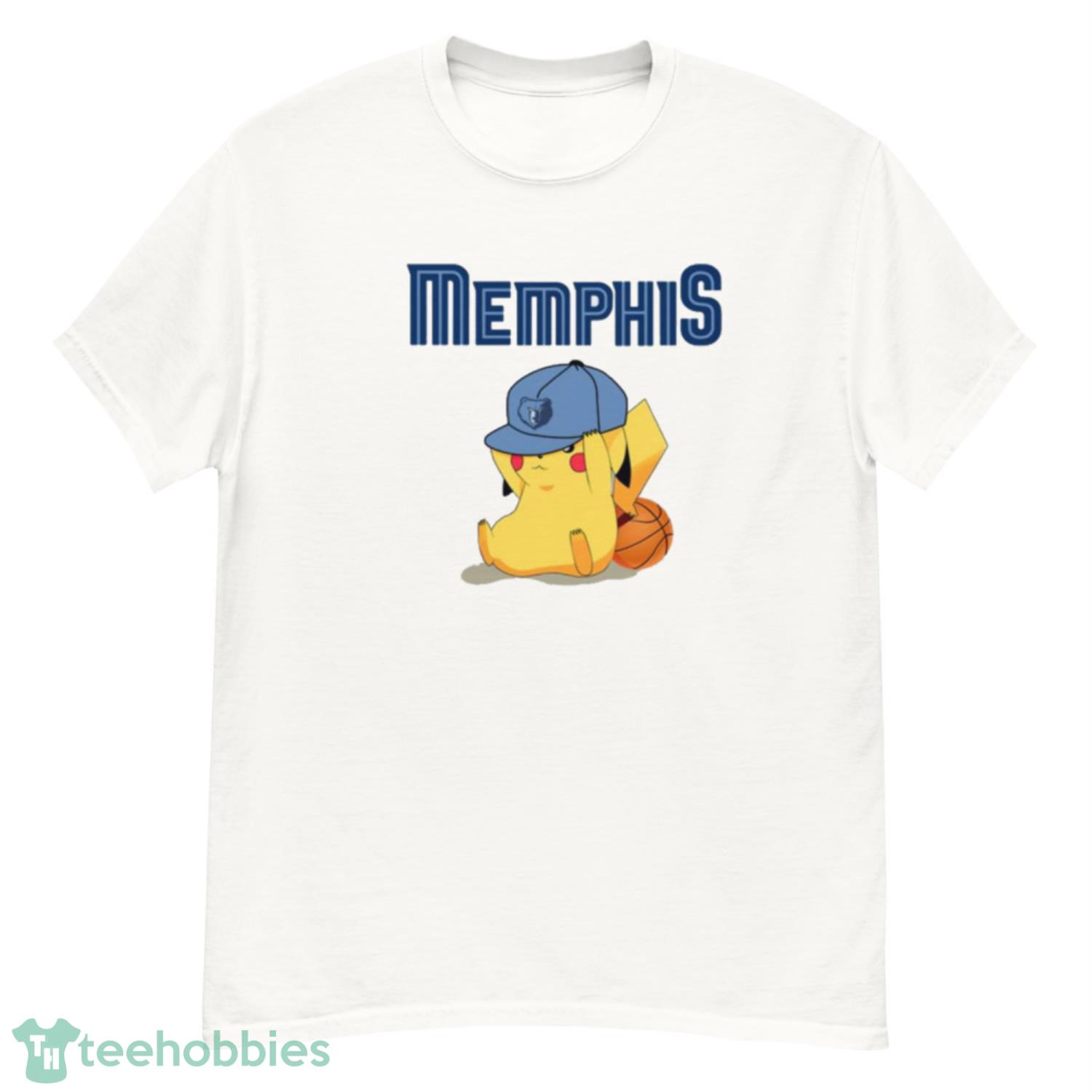 NBA Pikachu Basketball Sports Memphis Grizzlies T Shirt Product Photo 1