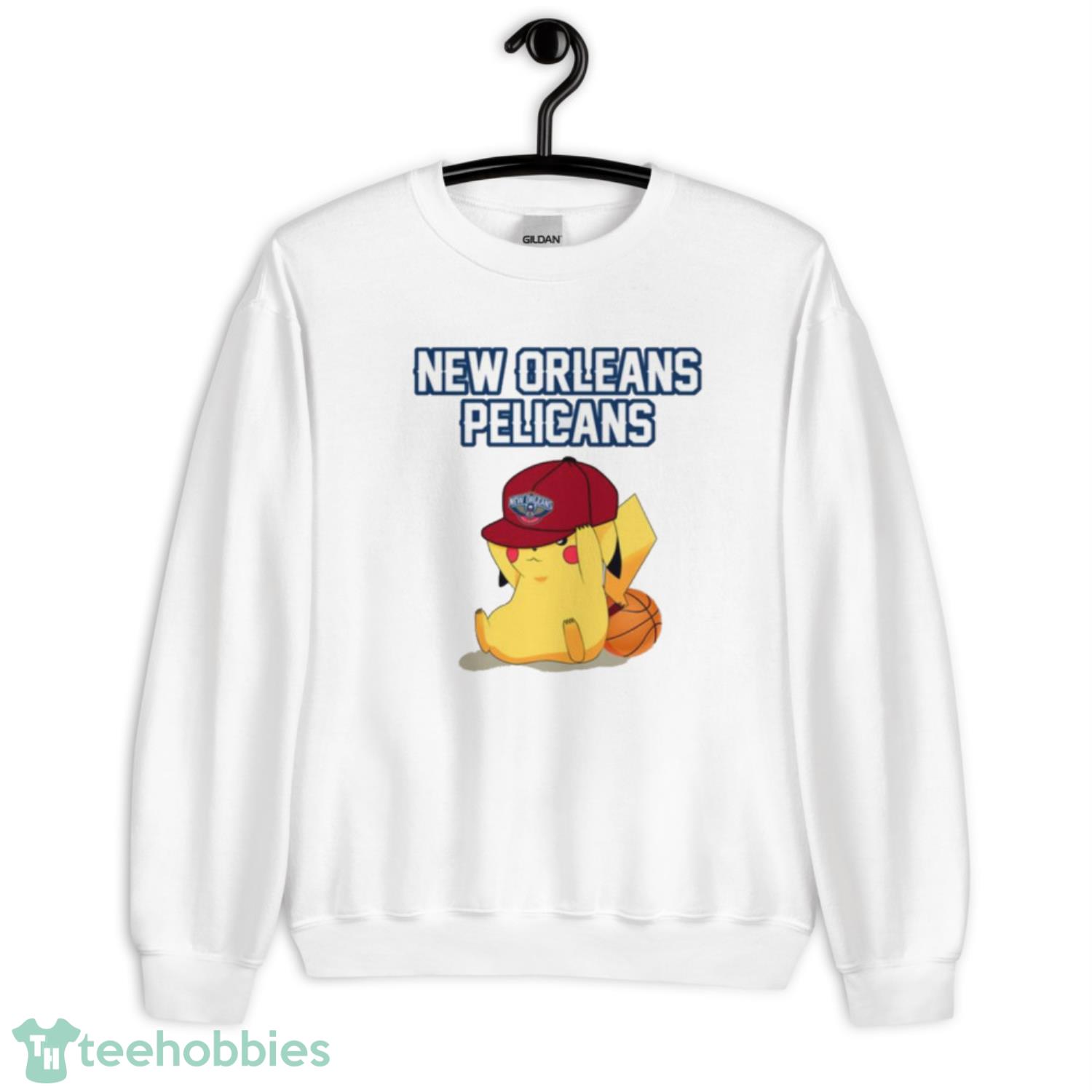 NBA Pikachu Basketball Sports New Orleans Pelicans T Shirt Product Photo 3