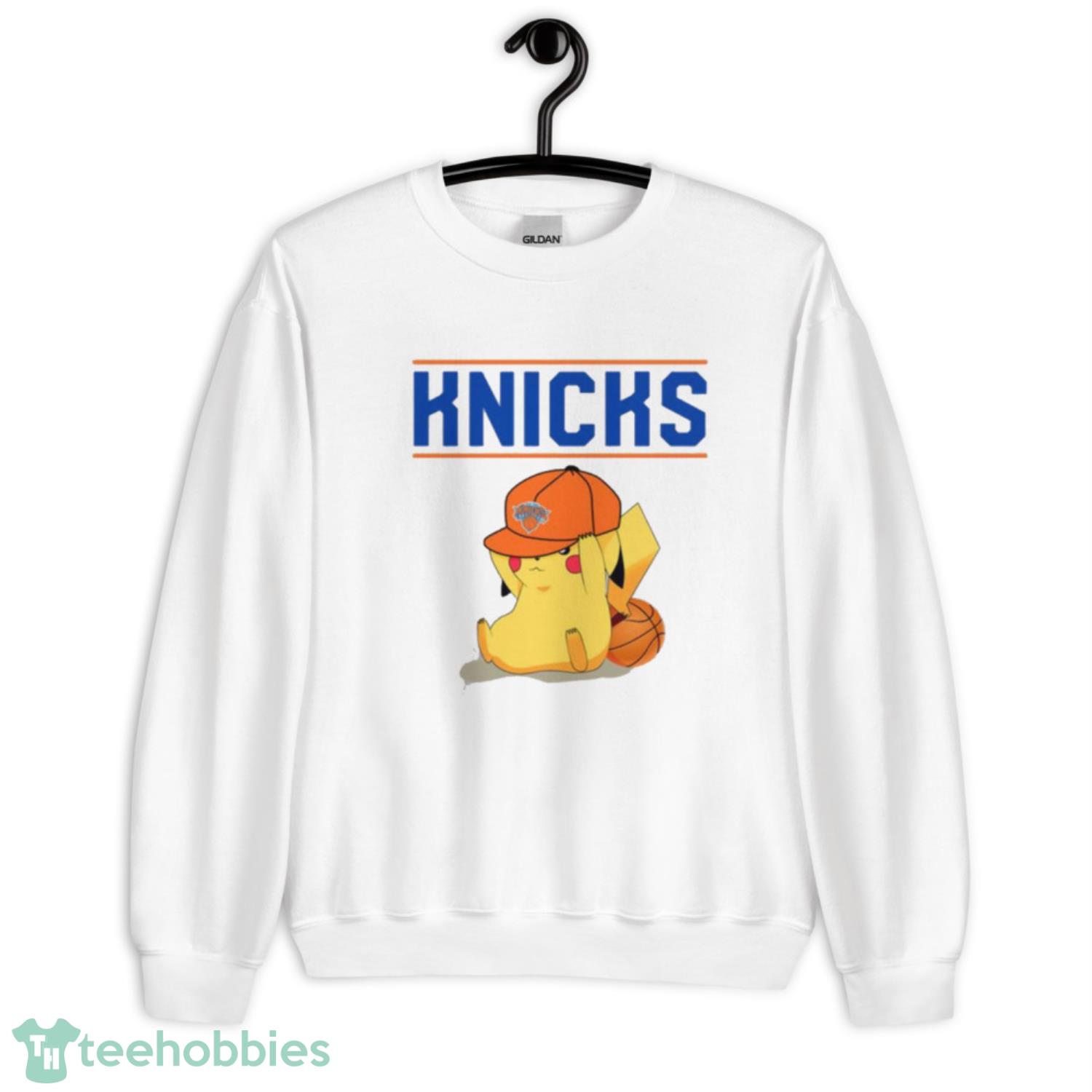 NBA Pikachu Basketball Sports New York Knicks T Shirt Product Photo 3
