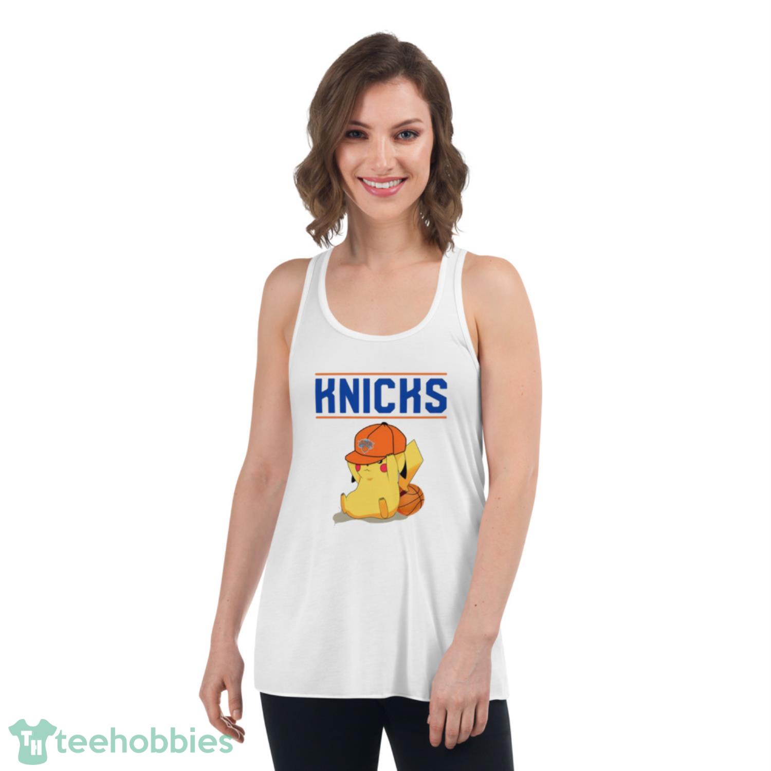 NBA Pikachu Basketball Sports New York Knicks T Shirt Product Photo 4