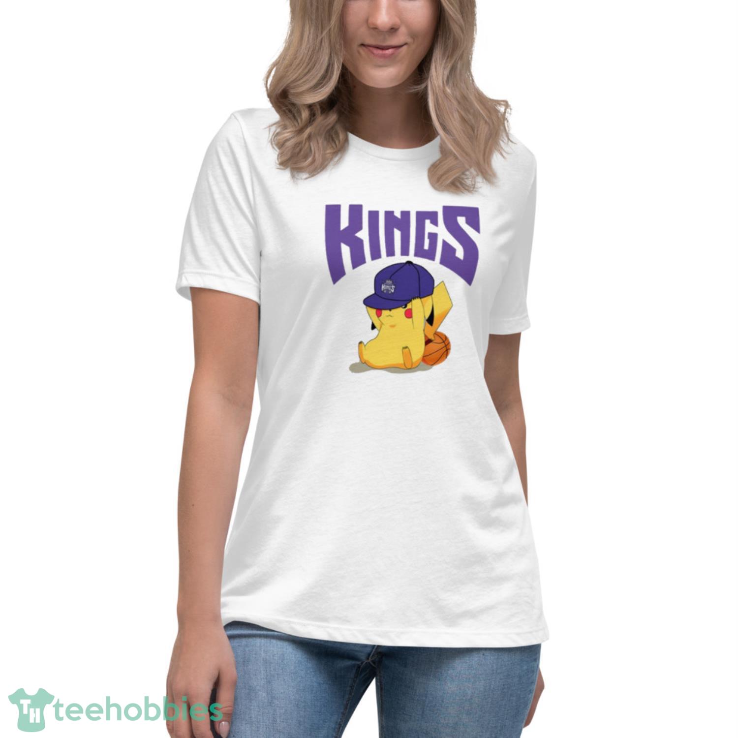 NBA Pikachu Basketball Sports Sacramento Kings T Shirt Product Photo 5