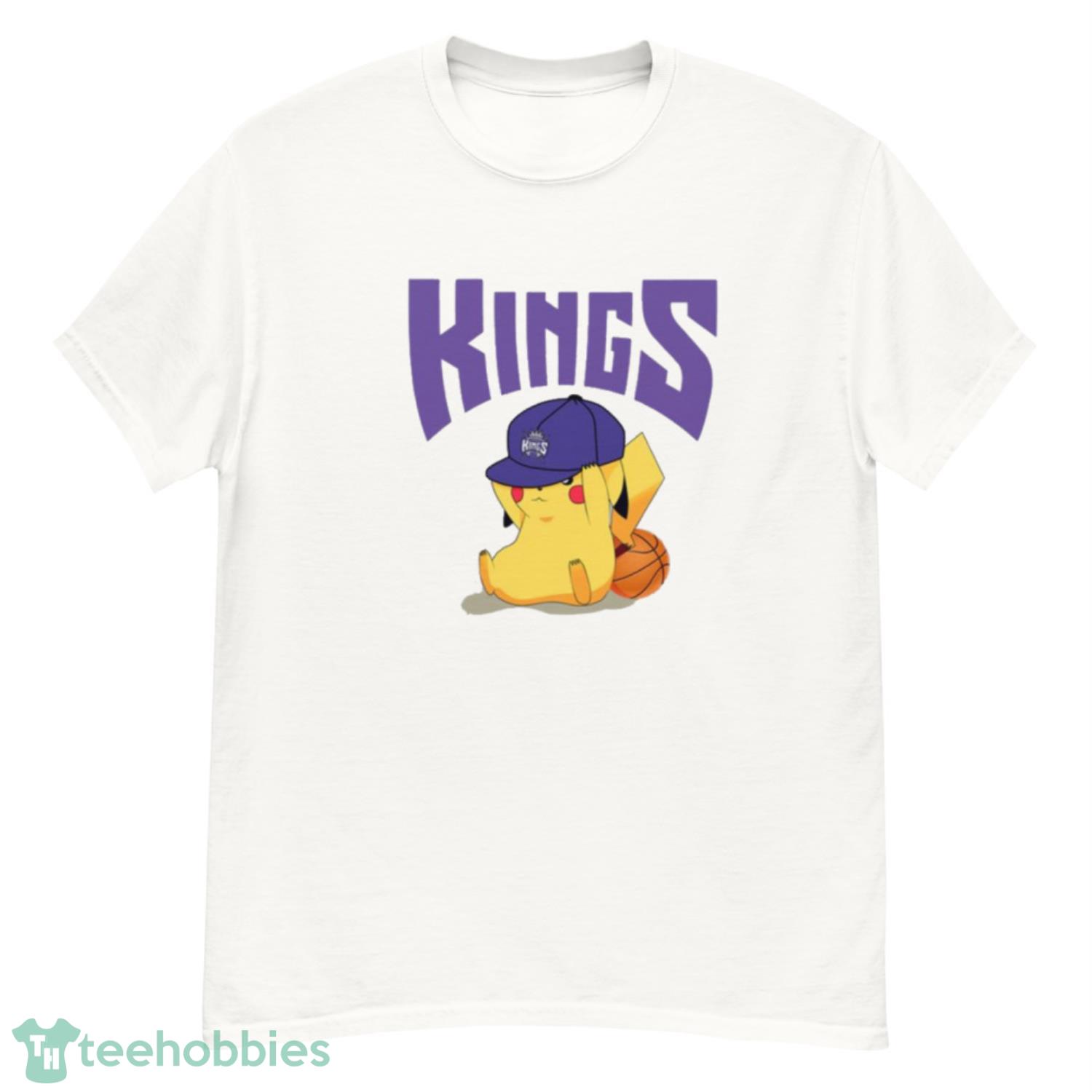 NBA Pikachu Basketball Sports Sacramento Kings T Shirt Product Photo 1