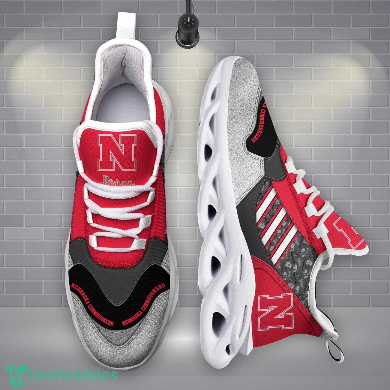 Nebraska Cornhuskers NCAA2 Logo Sport Team Max Soul Shoes Clunky Running Sneakers Product Photo 1