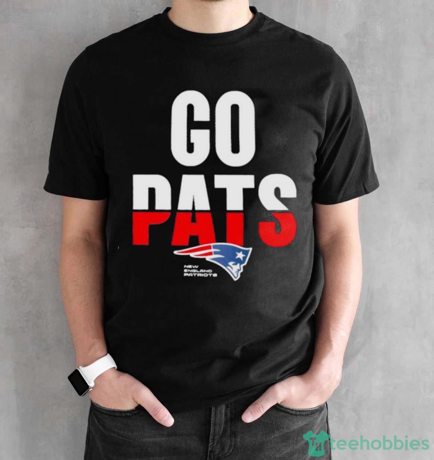New England Patriots go pats shirt - Black Unisex T-Shirt