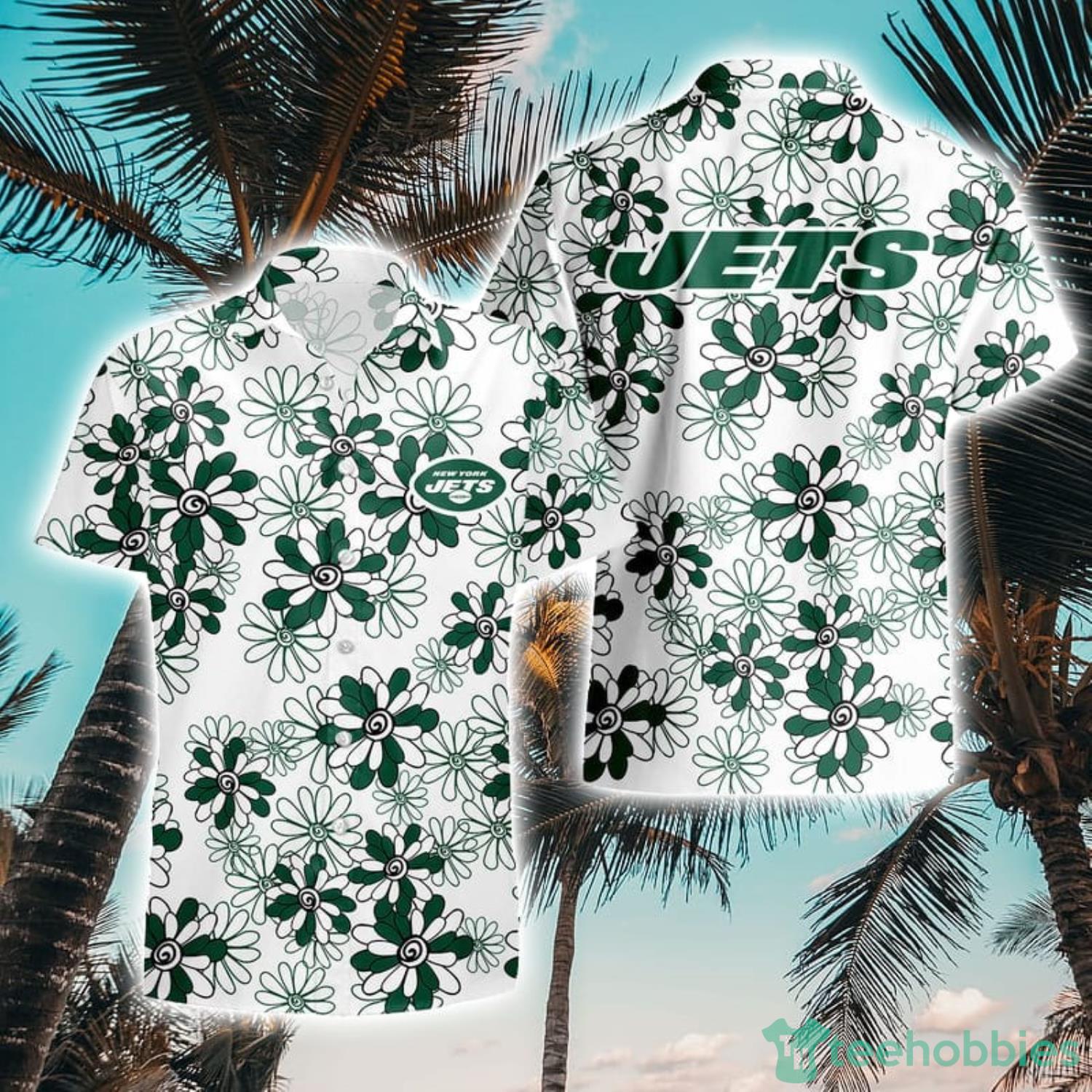 New York Jets Flower Pattern Aloha Hawaii Shirt Summer Holiday Gift - Stocktee New York Jets Flower Pattern Limited Edition Hawaii Shirt Summer Collection Size S-5XL NEW042611