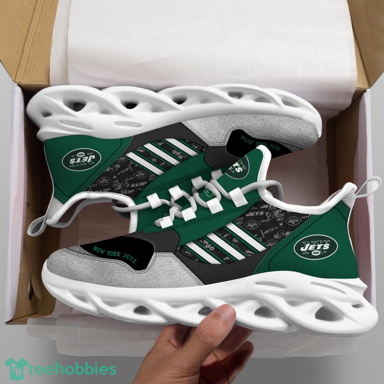 New York Jets NFL Logo Sport Team Max Soul Shoes Clunky Running Sneakers Product Photo 2