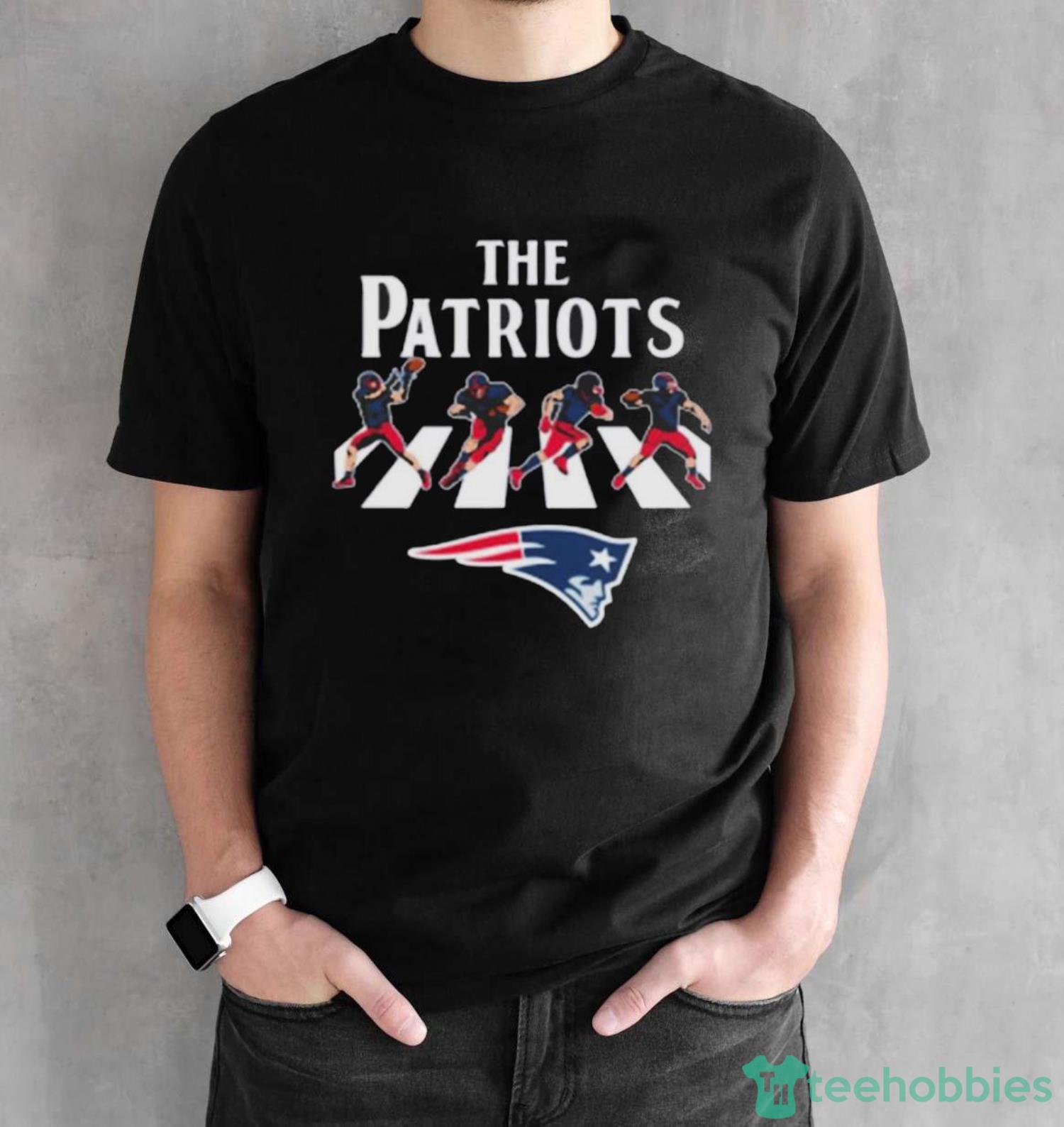NFL Football New England Patriots Abbey Road Patriots T-Shirt - Black Unisex T-Shirt