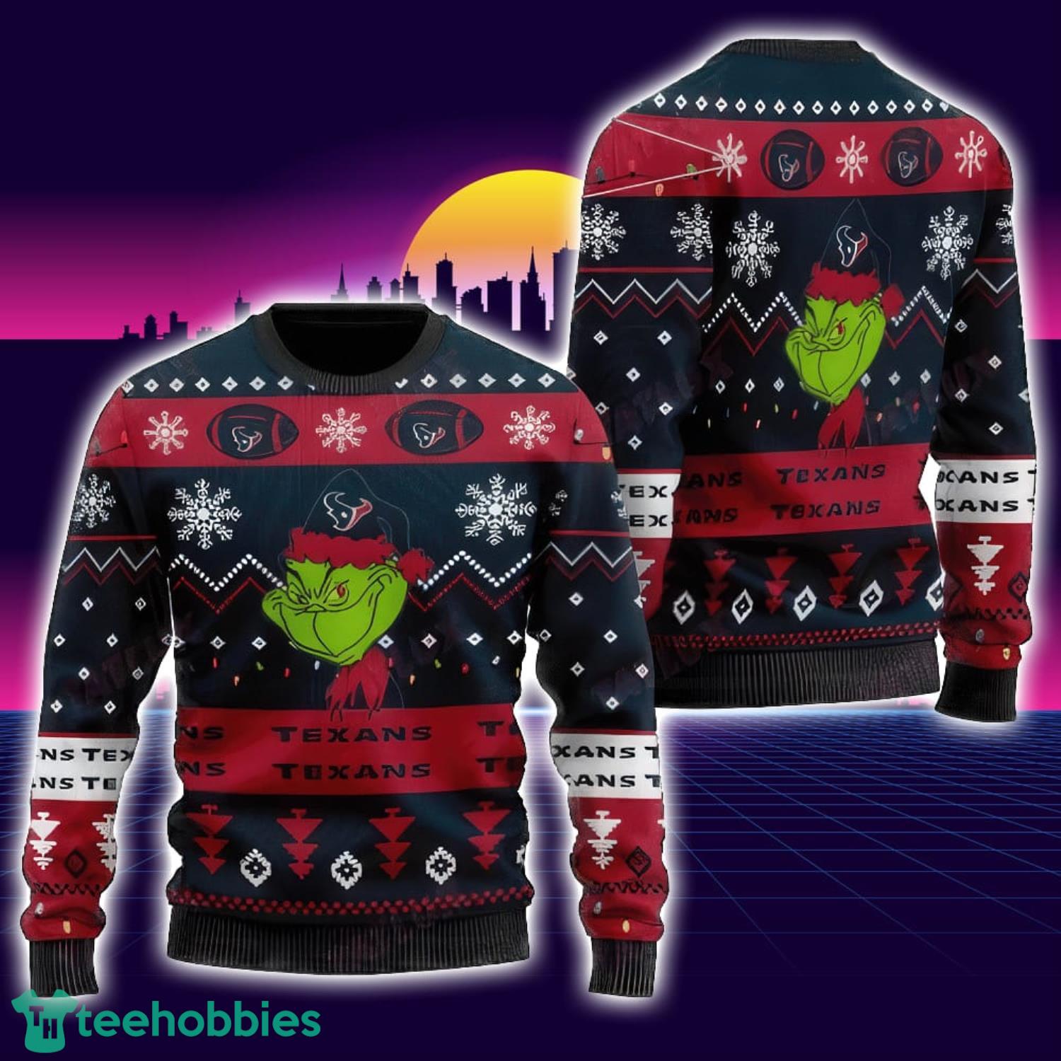 NFL Houston Texans Christmas Gift Ugly Christmas Sweater Unisex Sweater Product Photo 1