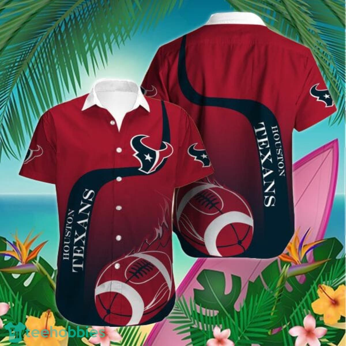 NFL Houston Texans Hawaiian Shirt Style Gift For Fans Product Photo 1