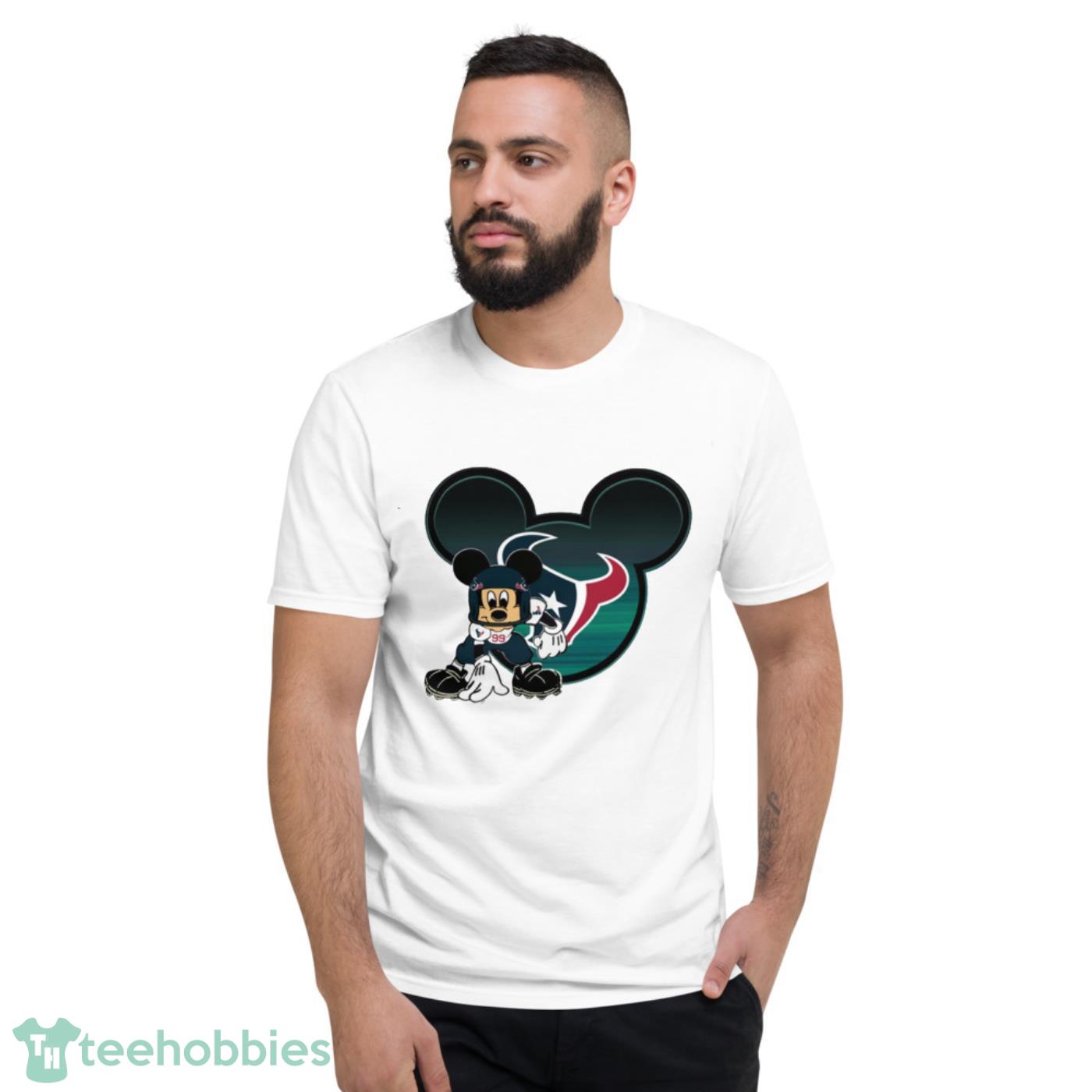 NFL Houston Texans Mickey Mouse Disney Football T Shirt T Shirt - Short Sleeve T-Shirt