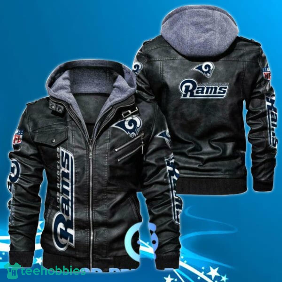 NFL Los Angeles Rams Leather Jacket For Men Unique Gift Product Photo 1
