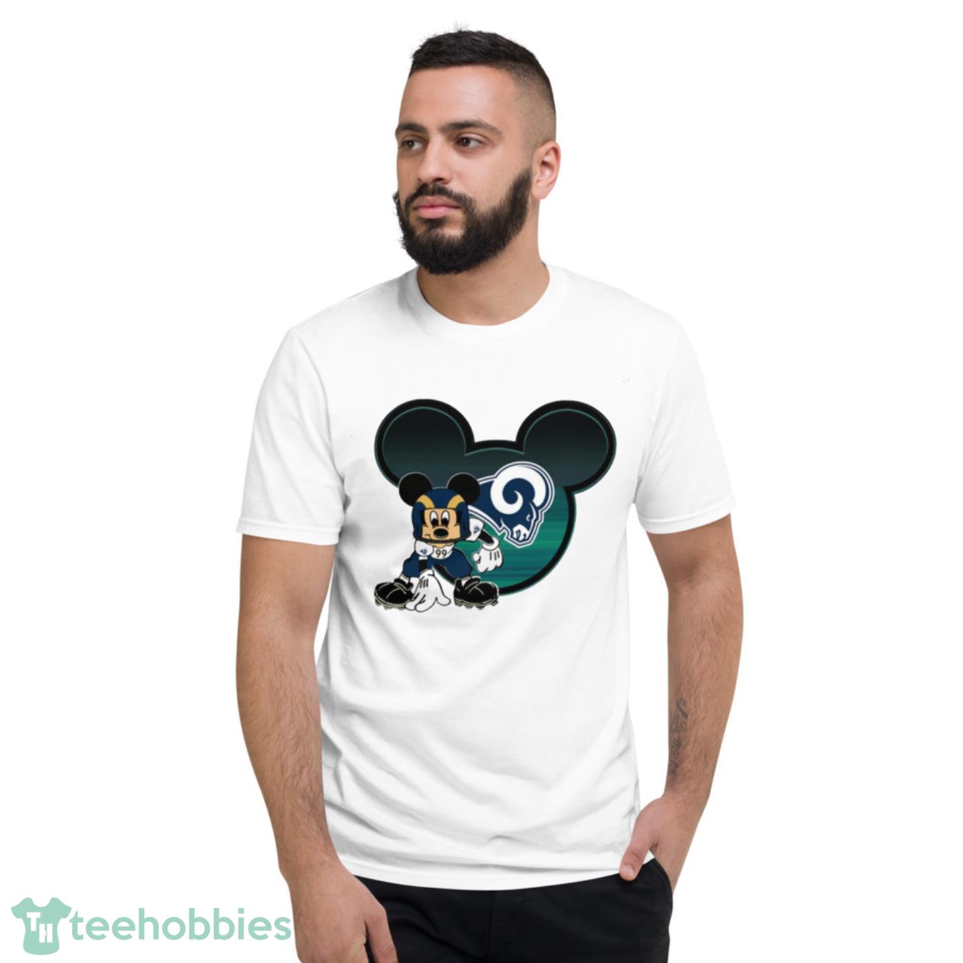 NFL Los Angeles Rams Mickey Mouse Disney Football T Shirt T Shirt - Short Sleeve T-Shirt