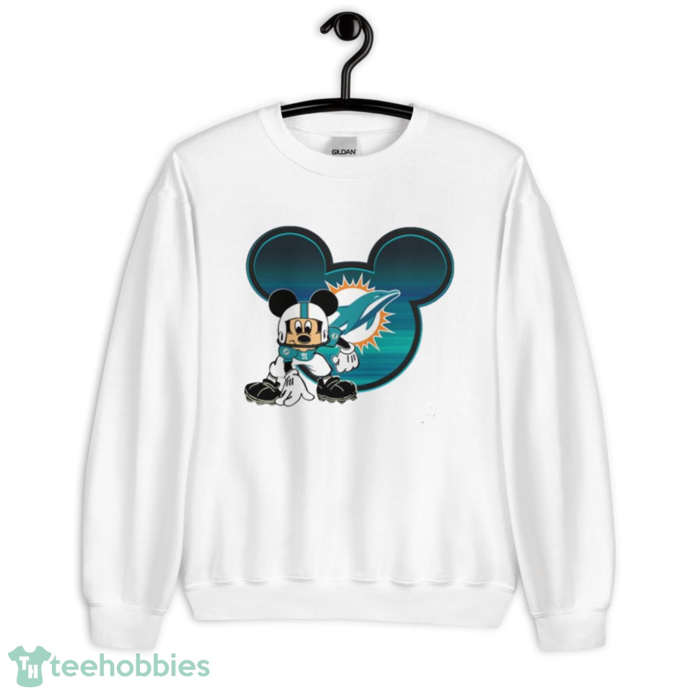 NFL Miami Dolphins Mickey Mouse Disney Football T Shirt T Shirt - Unisex Crewneck Sweatshirt NFL Miami Dolphins Mickey Mouse Disney Football T Shirt T Shirt - Unisex Crewneck Sweatshirt