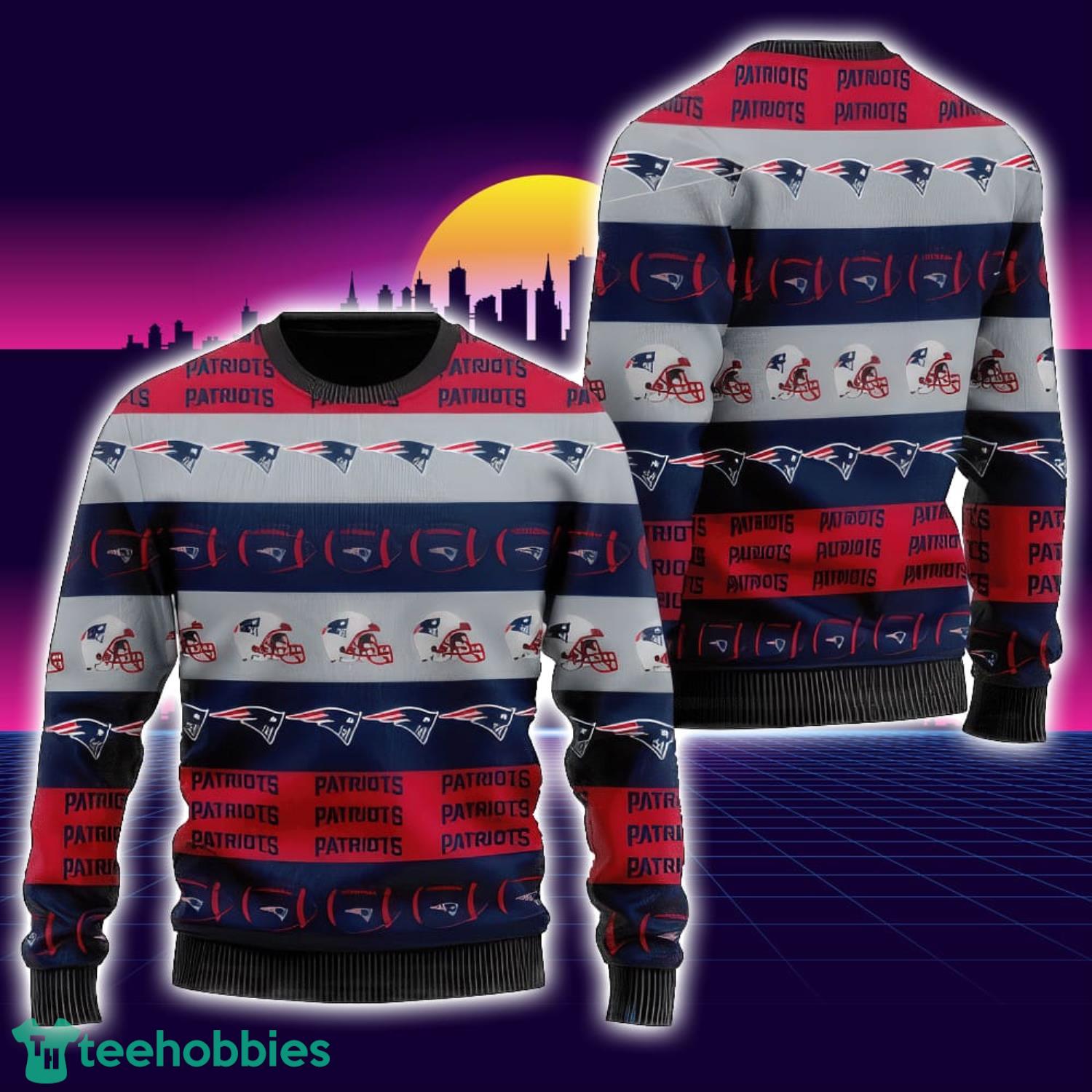 NFL New England Patriots Christmas Gift Ugly Christmas Sweater Unisex Sweater Product Photo 1