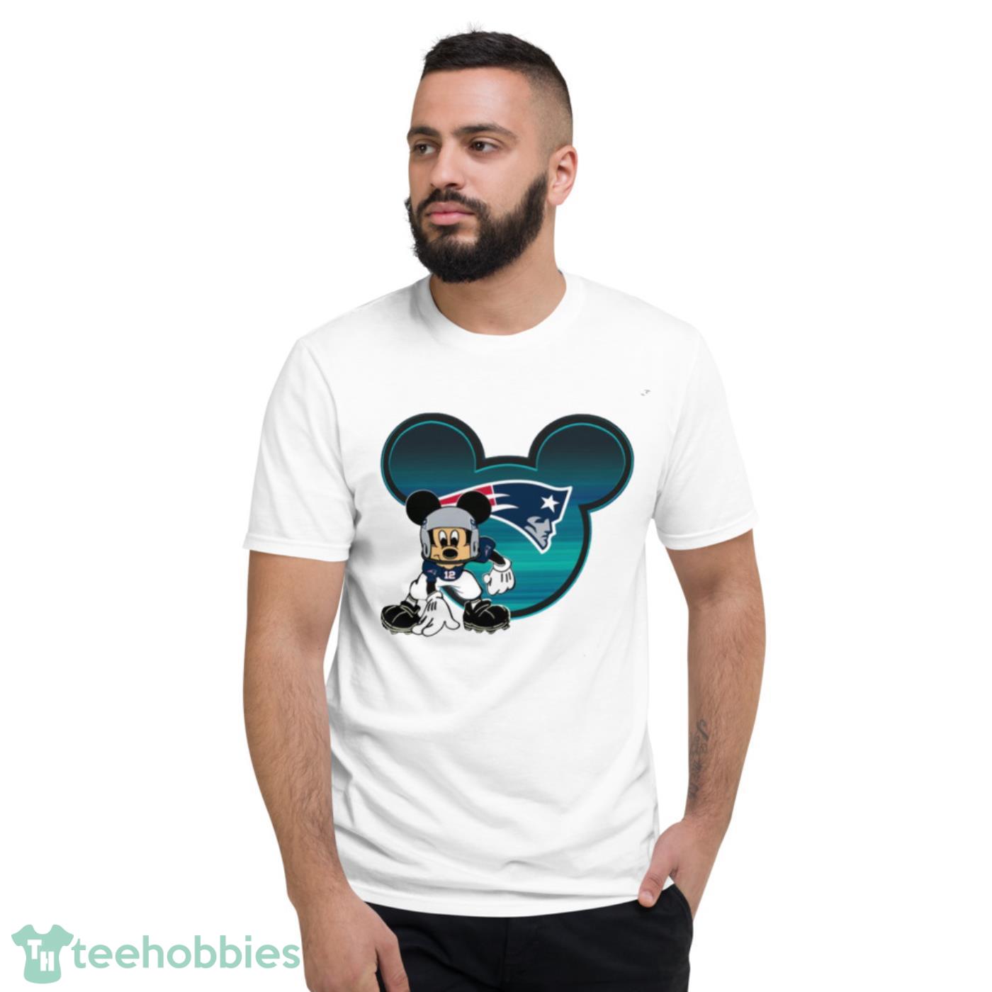 NFL New England Patriots Mickey Mouse Disney Football T Shirt T Shirt - Short Sleeve T-Shirt