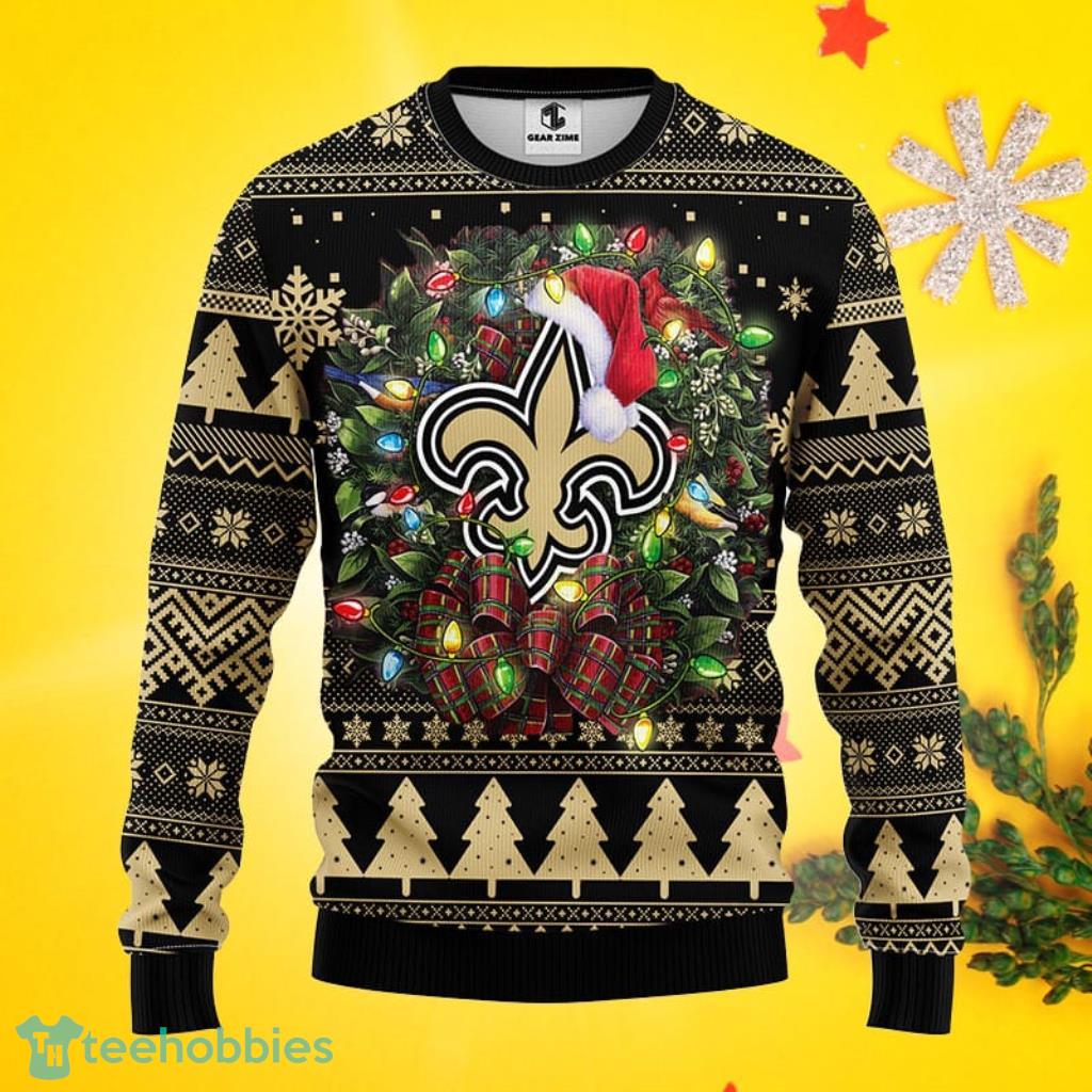 Saints light up ugly hotsell christmas sweater