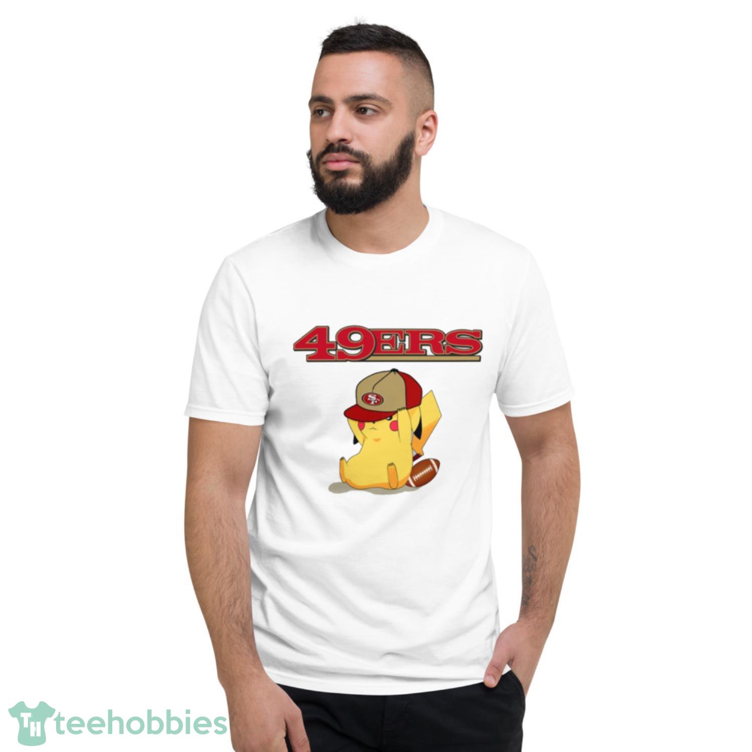 NFL Pikachu Football San Francisco 49ers T Shirt Product Photo 2