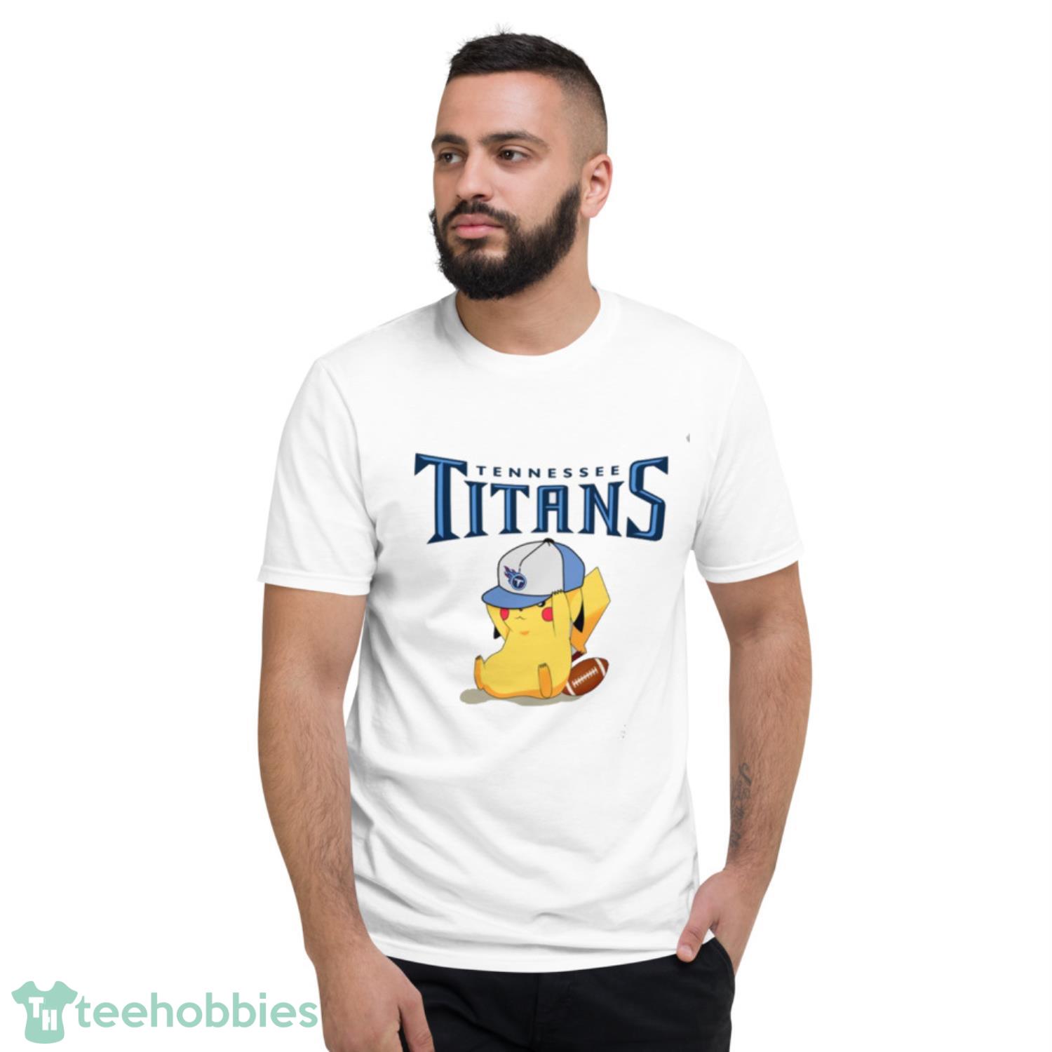 NFL Pikachu Football Tennessee Titans T Shirt Product Photo 2