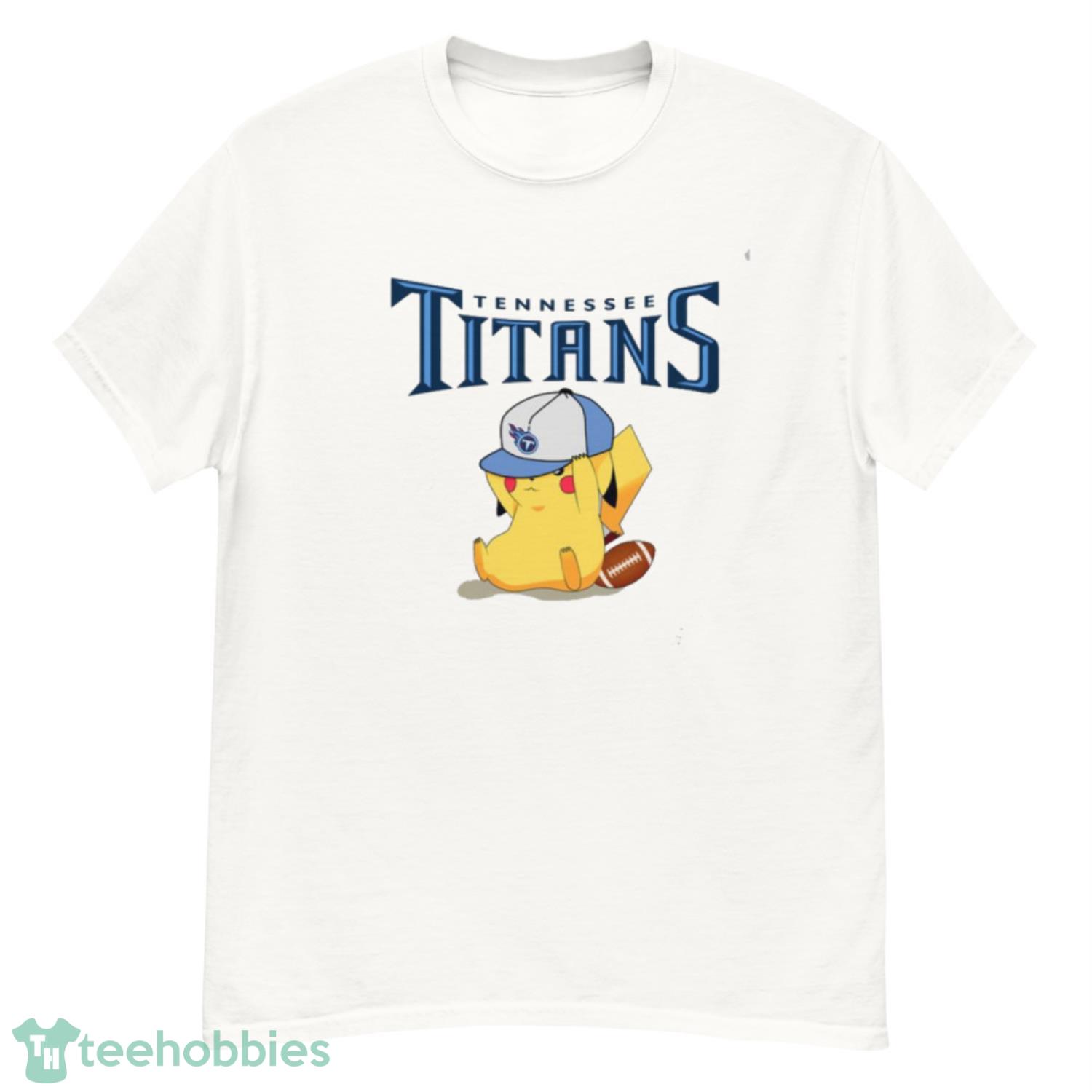 NFL Pikachu Football Tennessee Titans T Shirt Product Photo 1