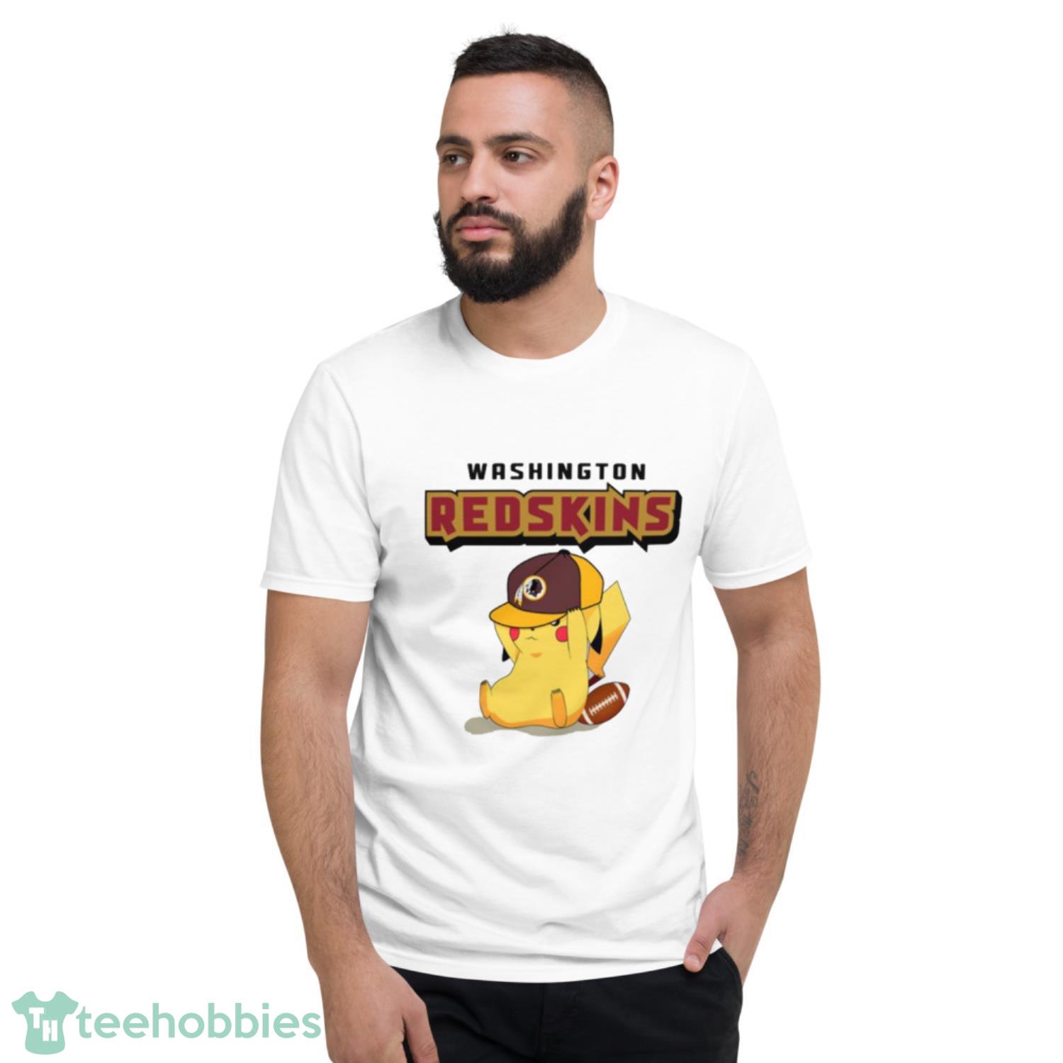 NFL Pikachu Football Washington Redskins T Shirt Product Photo 2