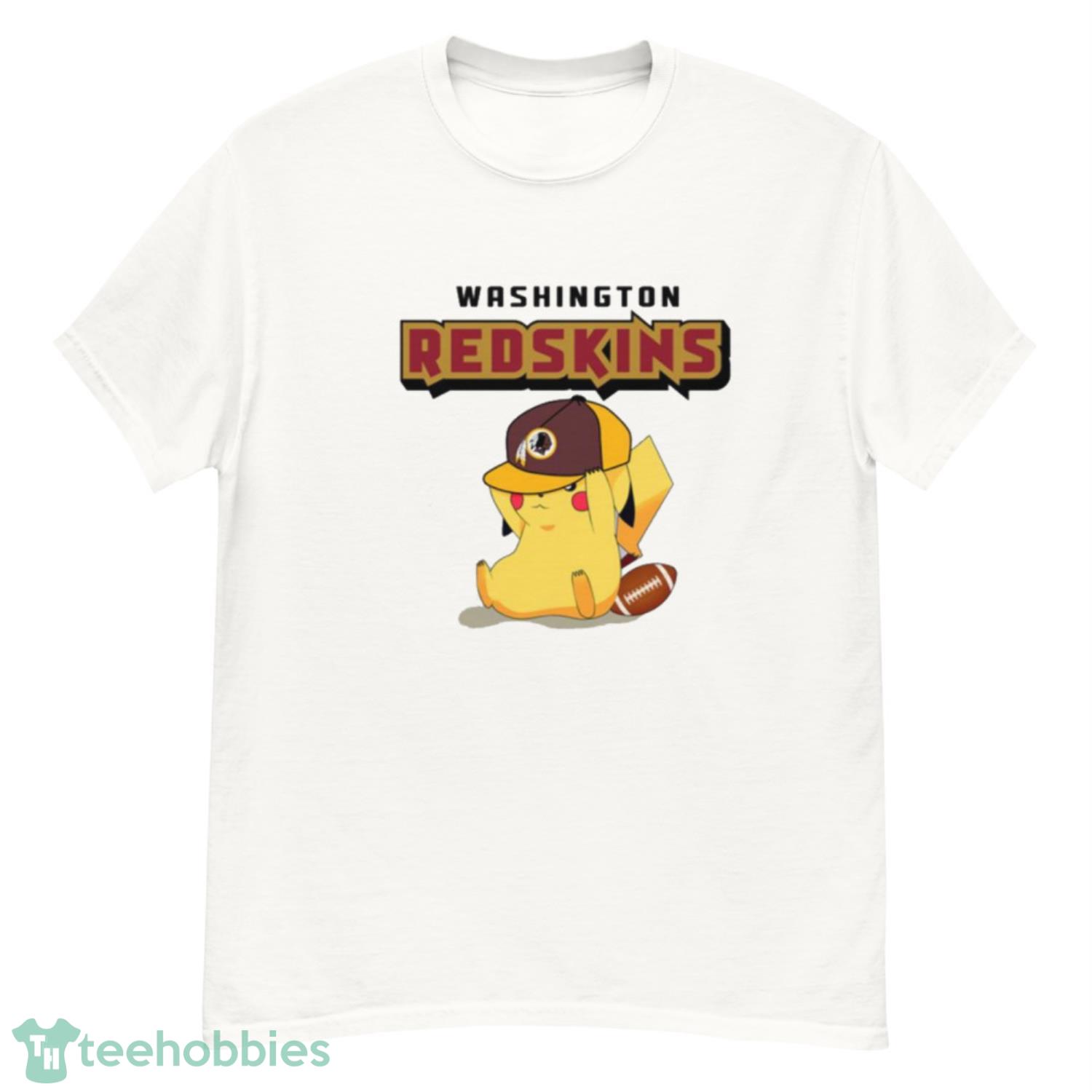 NFL Pikachu Football Washington Redskins T Shirt Product Photo 1