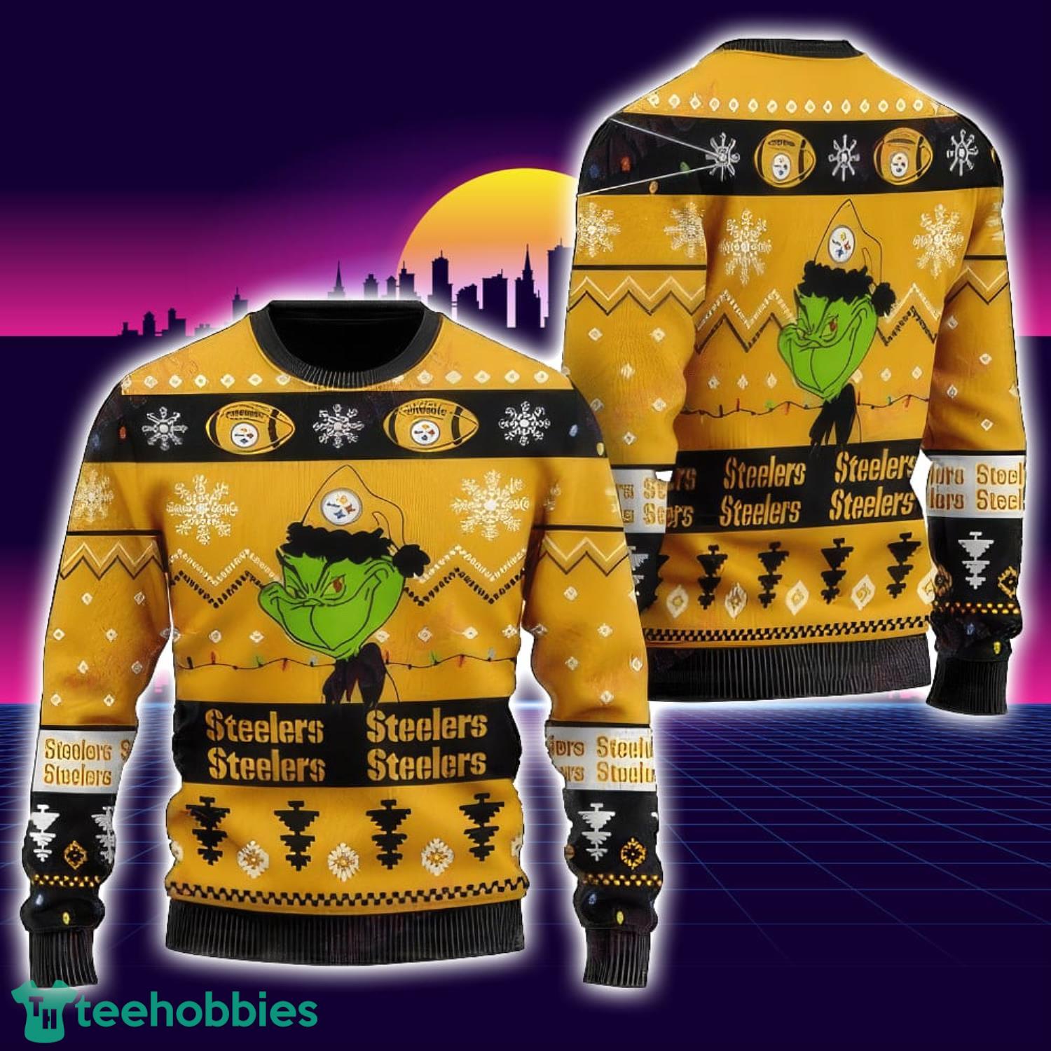NFL Pittsburgh Steelers Christmas Gift Ugly Christmas Sweater Unisex Sweater Product Photo 1