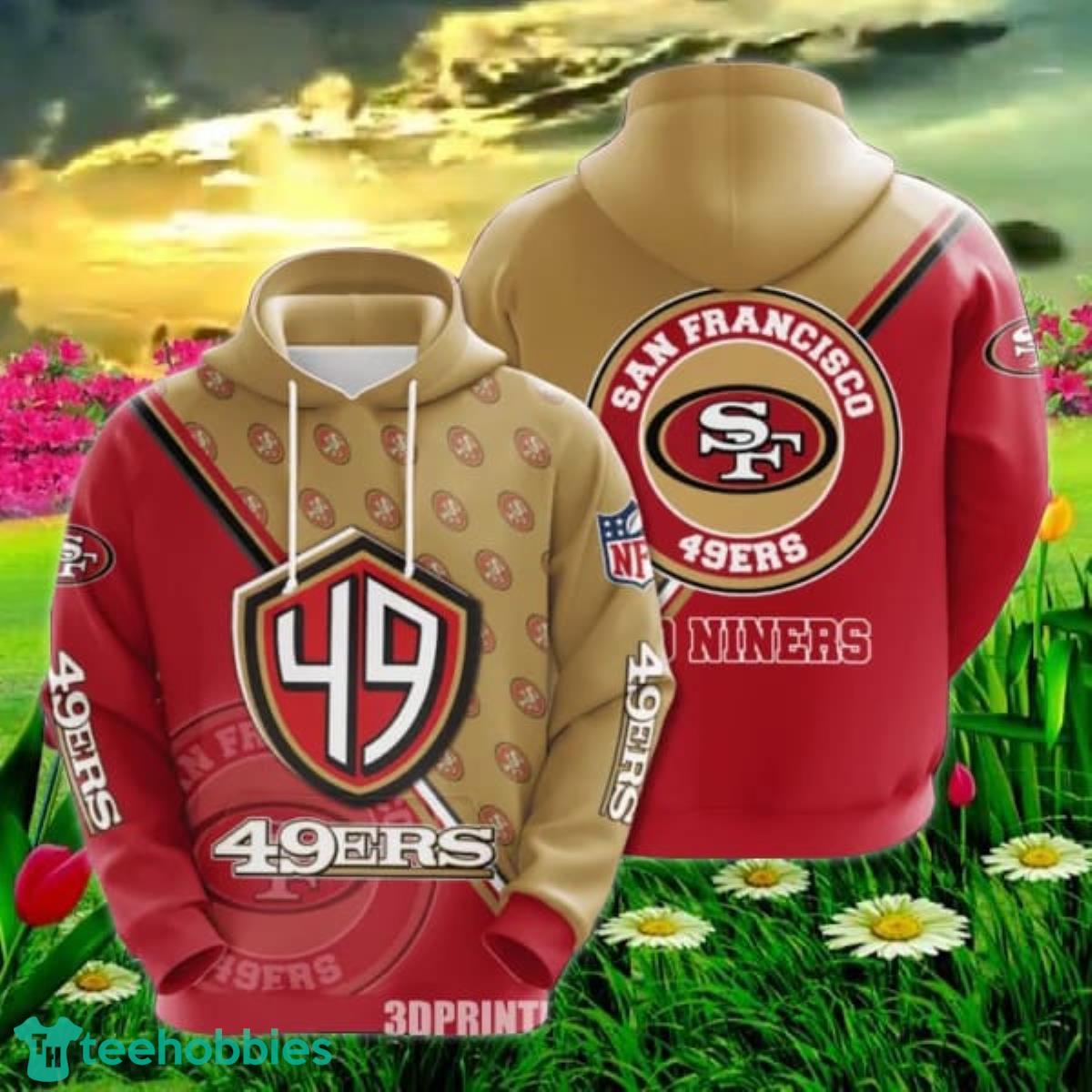 NFL San Francisco 49ers Custom Name 3D Hoodie Best Gift Product Photo 1
