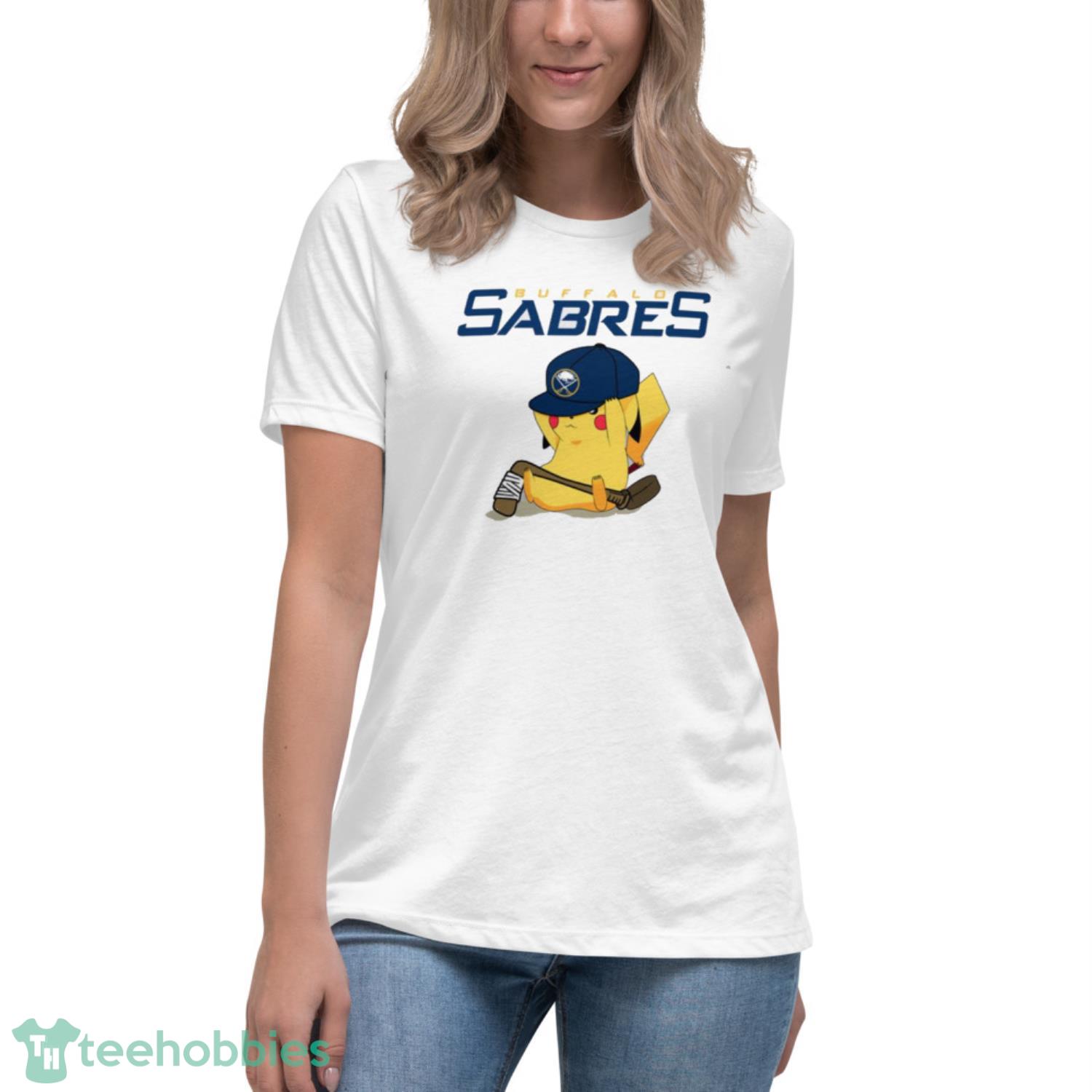NHL Pikachu Hockey Sports Buffalo Sabres T Shirt Product Photo 5