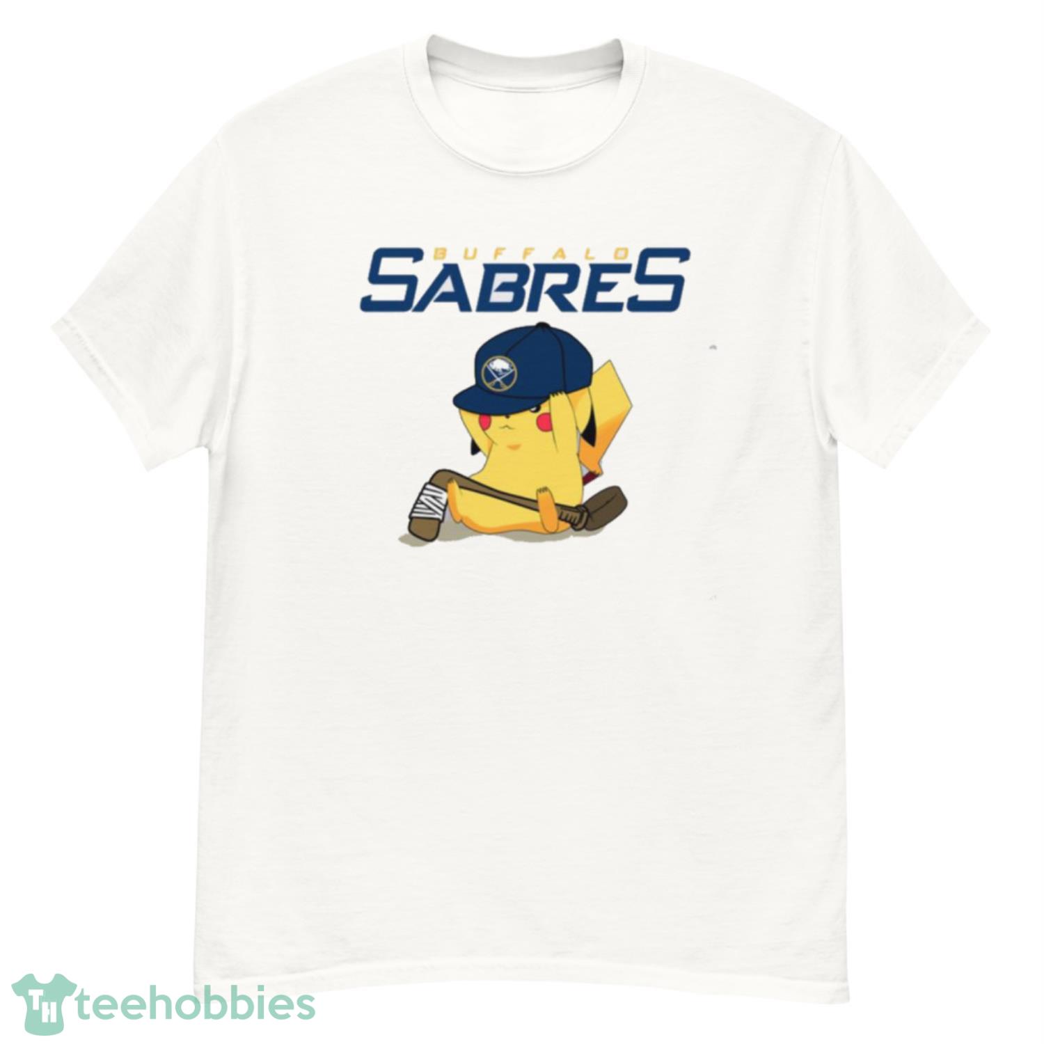 NHL Pikachu Hockey Sports Buffalo Sabres T Shirt Product Photo 1